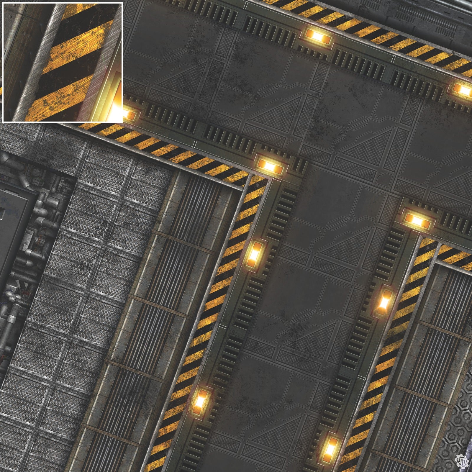 Mats by Mars: Factory Floor Tabletop Wargaming Play Mat