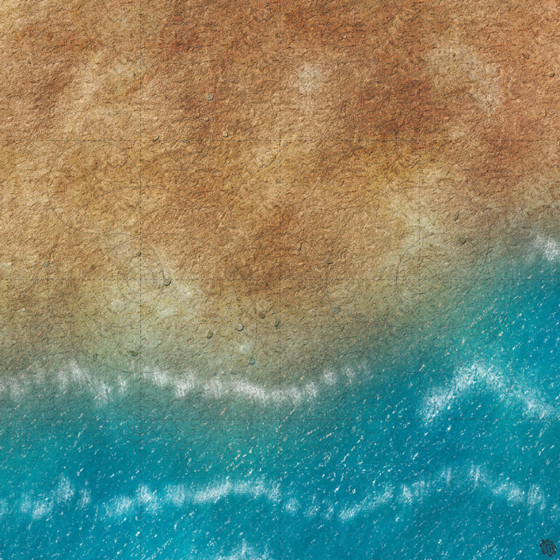 Mats by Mars: Treasure Beach Tabletop Wargaming Play Mat