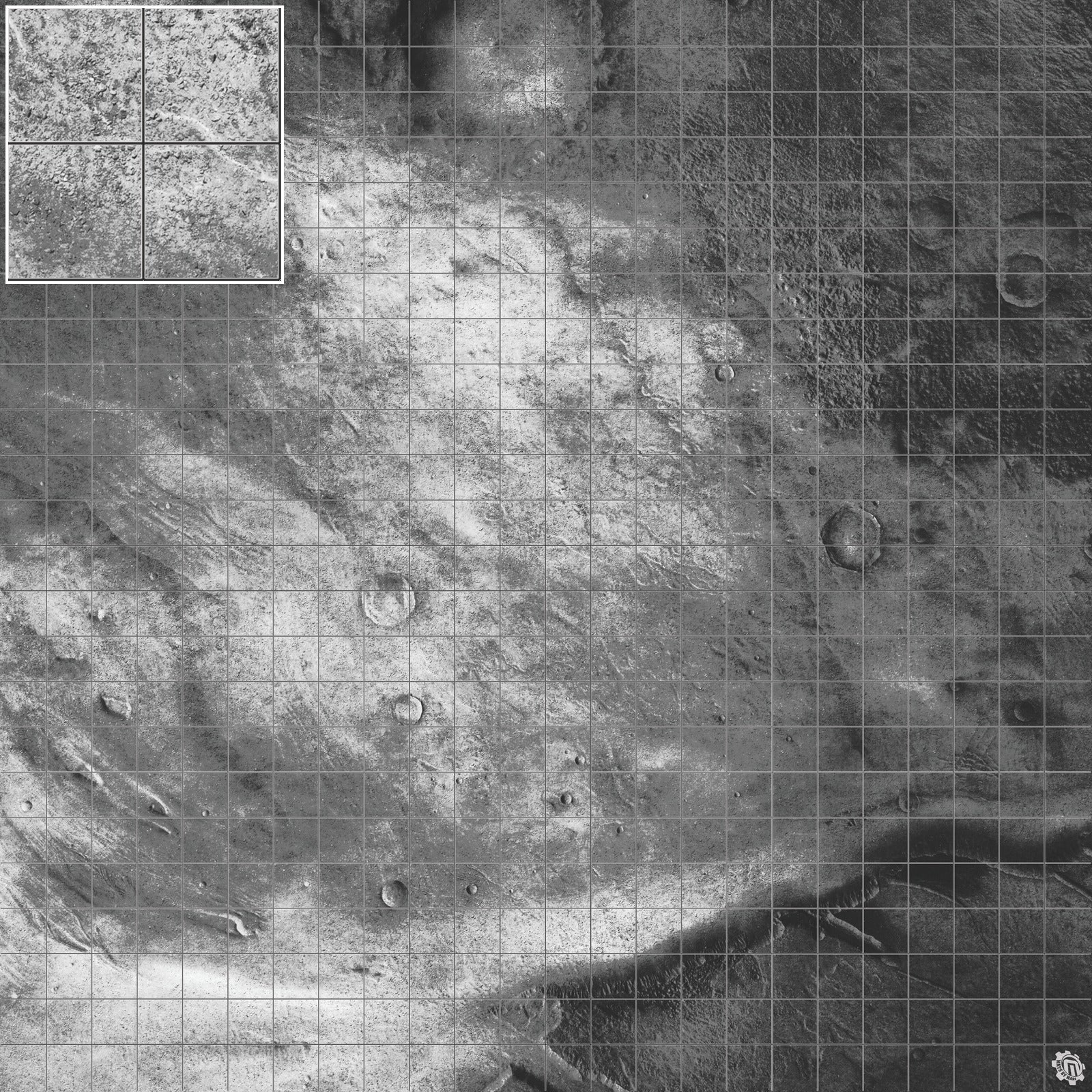 Mats by Mars: Moon Landing Tabletop Wargaming Play Mat