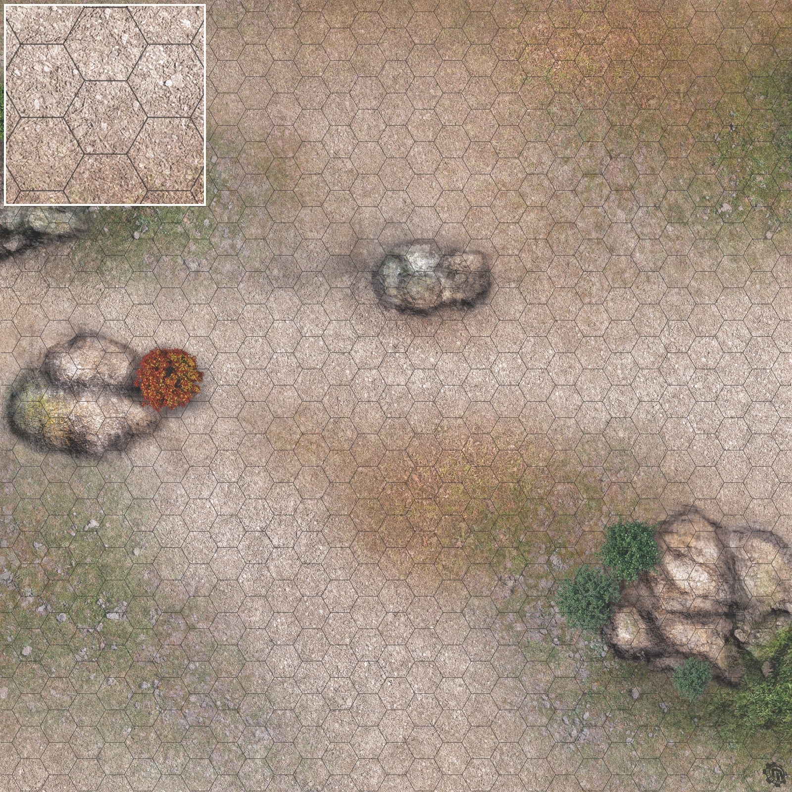 Mats by Mars: Hellenic Plateau Tabletop Wargaming Play Mat