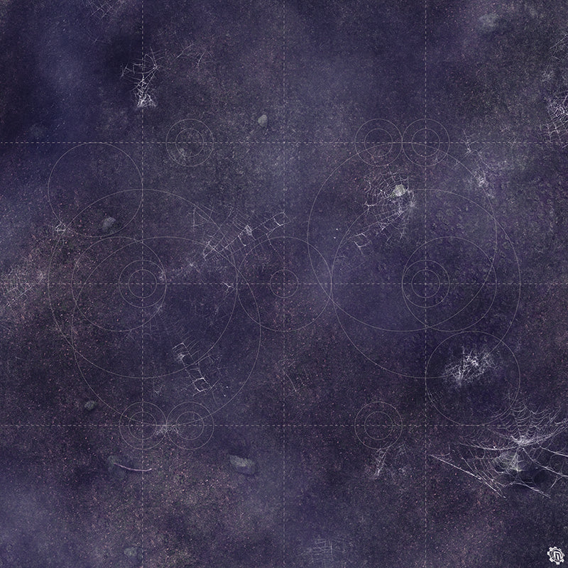 Mats by Mars: Moonlight Cobwebs Tabletop Wargaming Play Mat