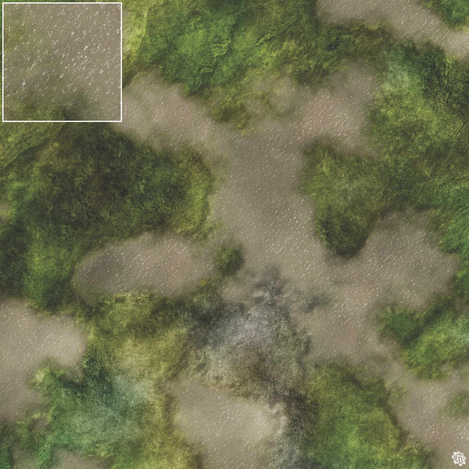 Mats by Mars: Bayou Country Tabletop Wargaming Play Mat