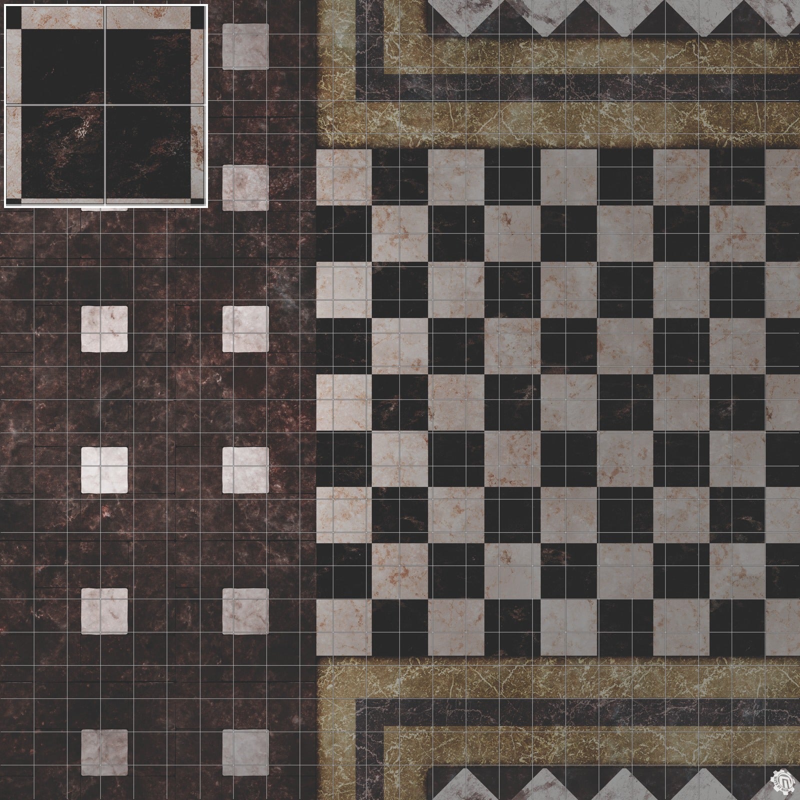 Mats by Mars: Manor Hall Tabletop Wargaming Play Mat