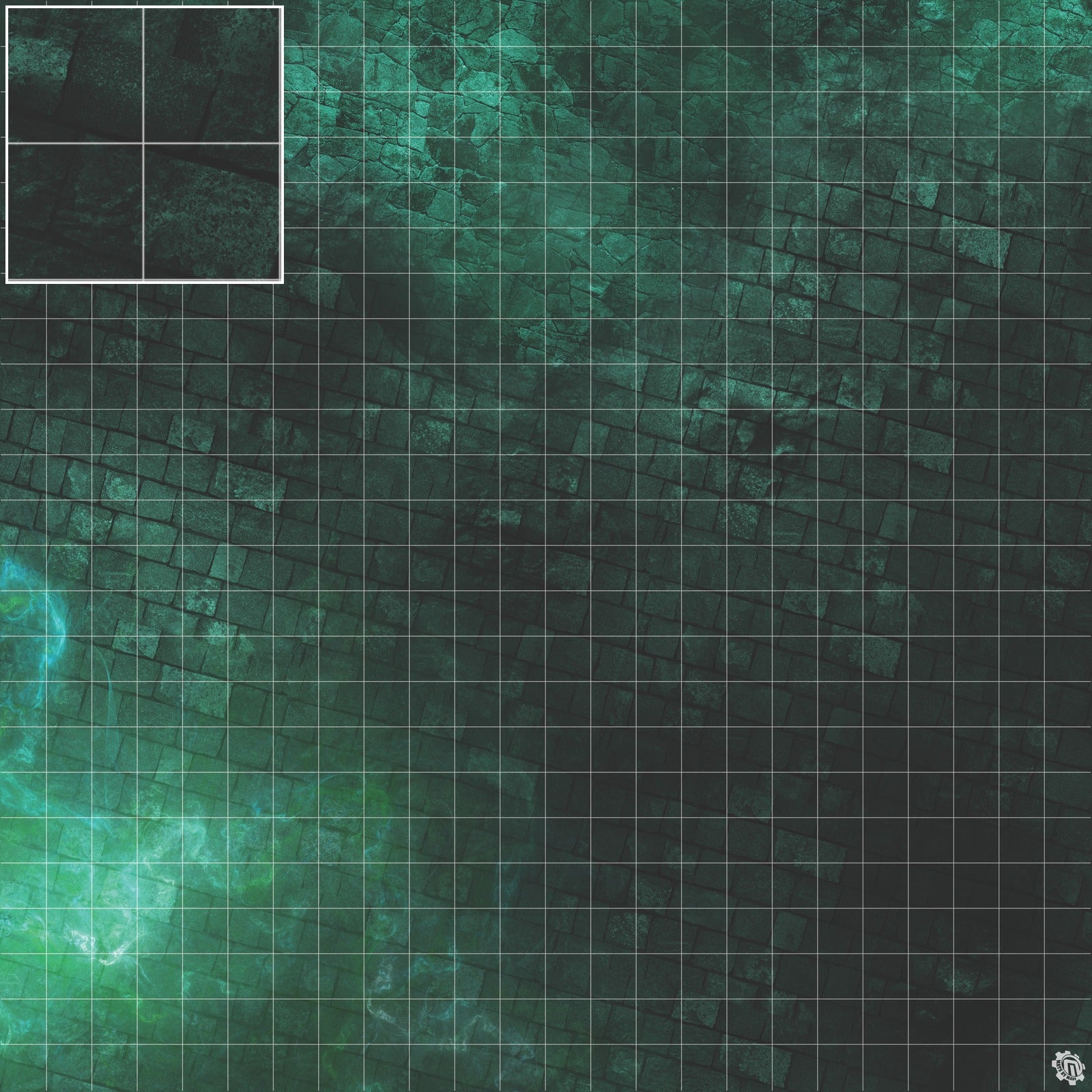 Mats by Mars: Noxious Sewer Tabletop Wargaming Play Mat