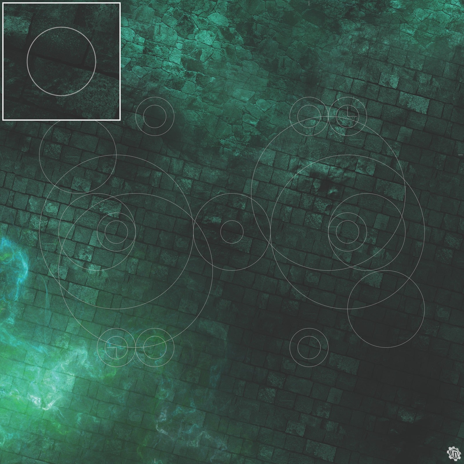 Mats by Mars: Noxious Sewer Tabletop Wargaming Play Mat