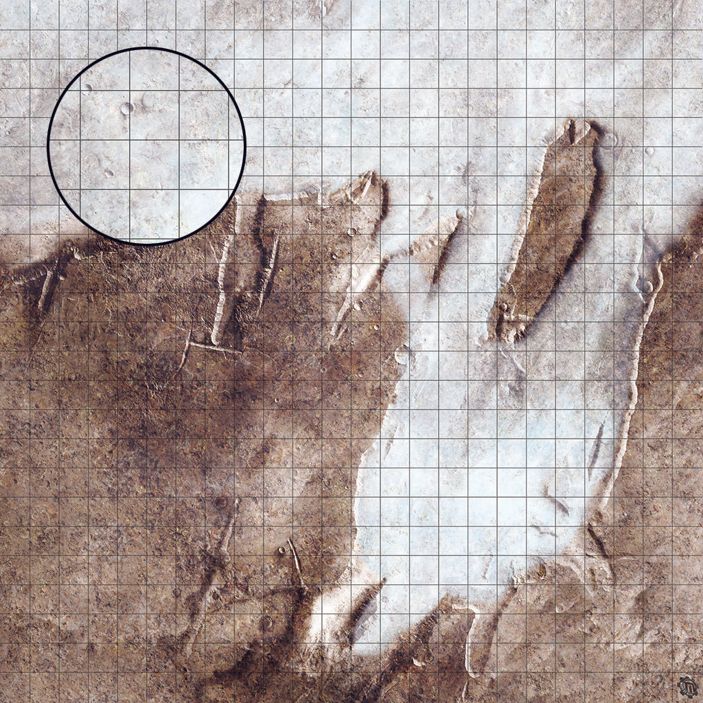 Mats by Mars: Bleached Bone Gulch Tabletop Wargaming Play Mat