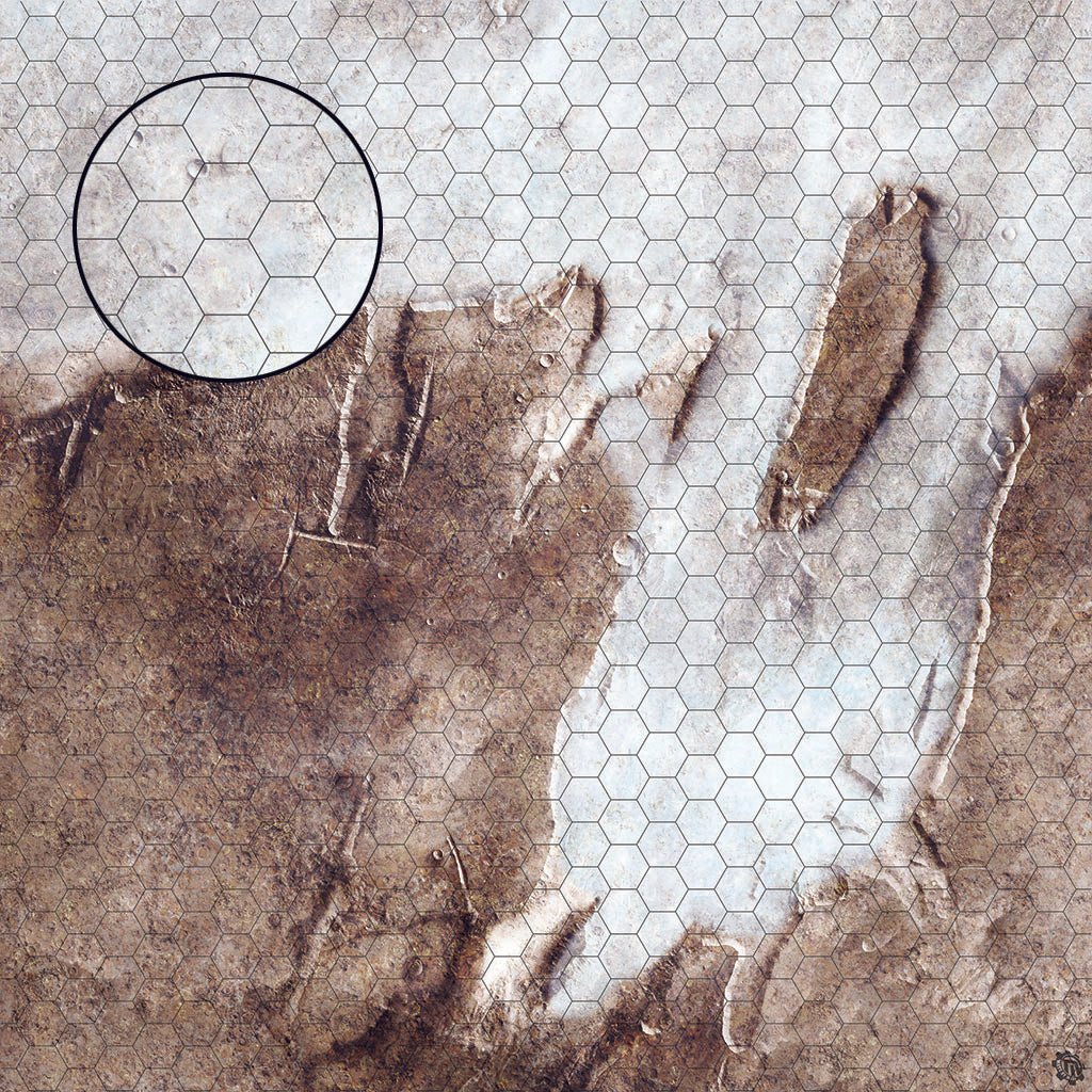 Mats by Mars: Bleached Bone Gulch Tabletop Wargaming Play Mat