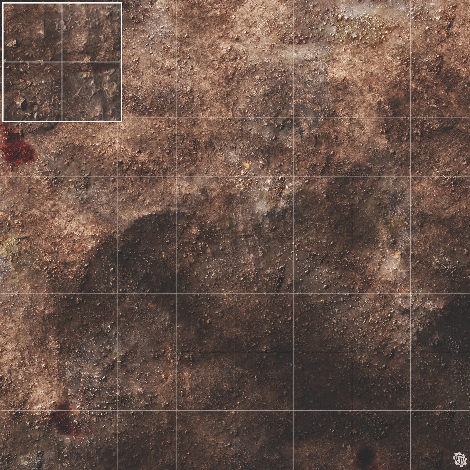 Mats by Mars: Trench Assault Tabletop Wargaming Play Mat