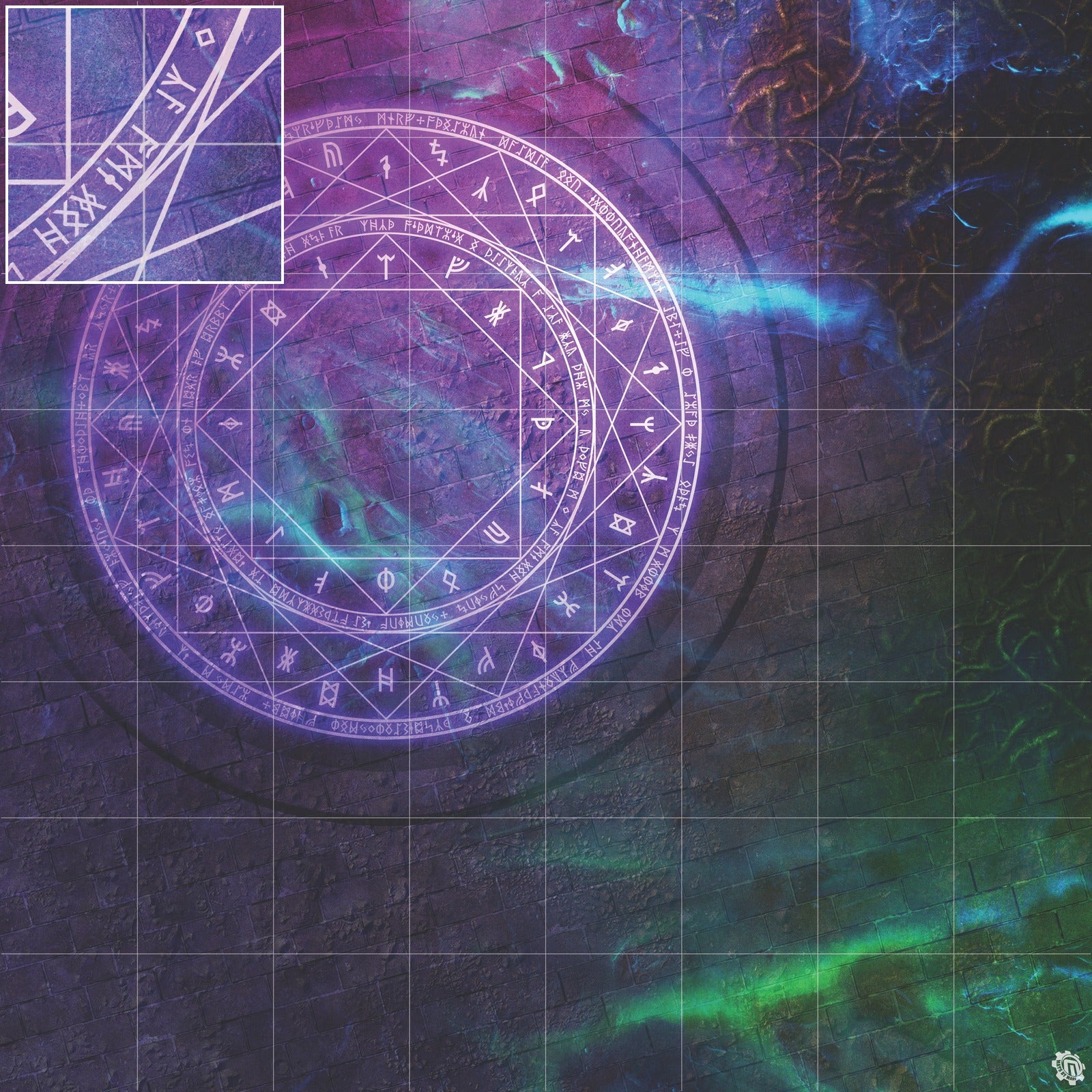 Mats by Mars: Witchlight Warding Wargaming Play Mat
