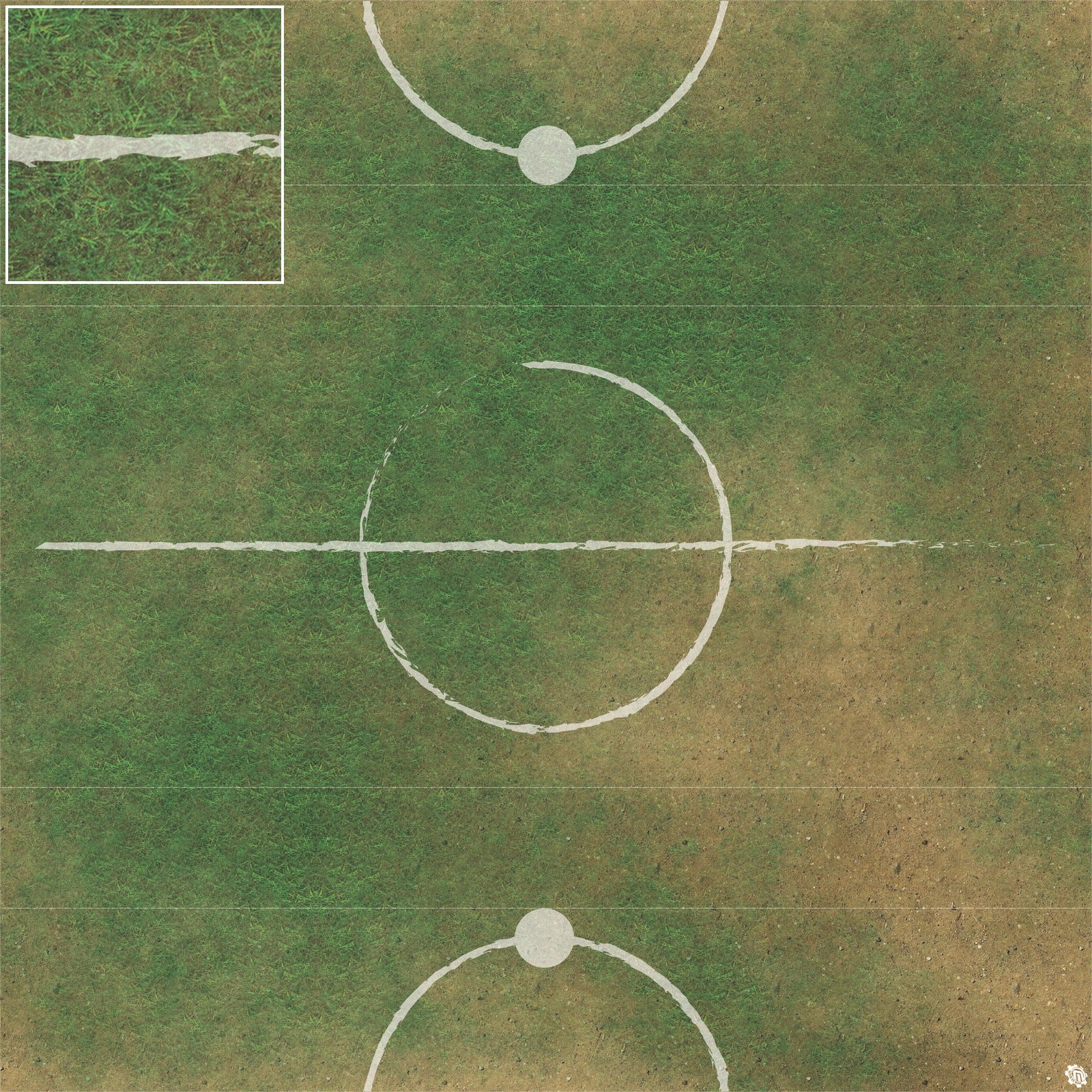 Mats by Mars: Grassy Spring Tabletop Wargaming Play Mat