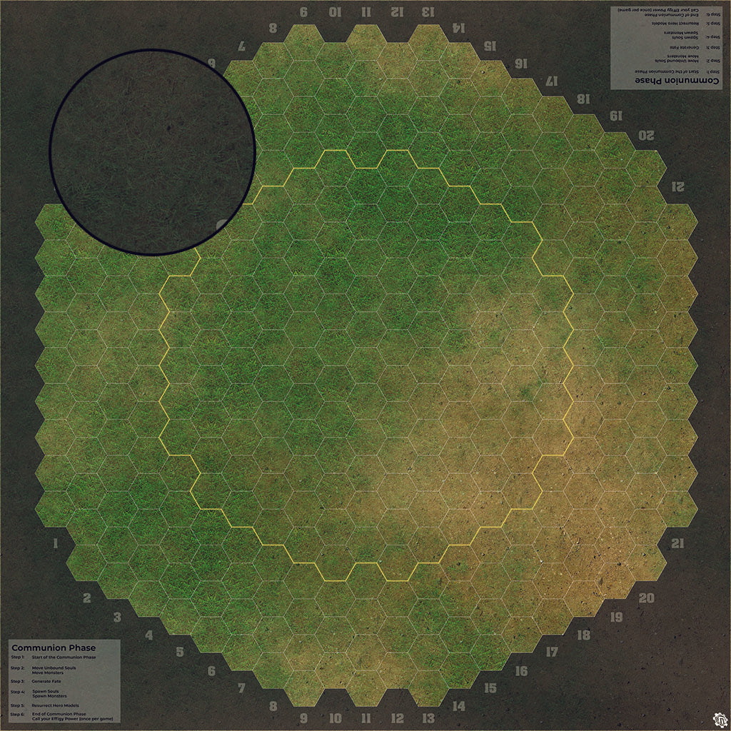 Mats by Mars: Grassy Spring Tabletop Wargaming Play Mat