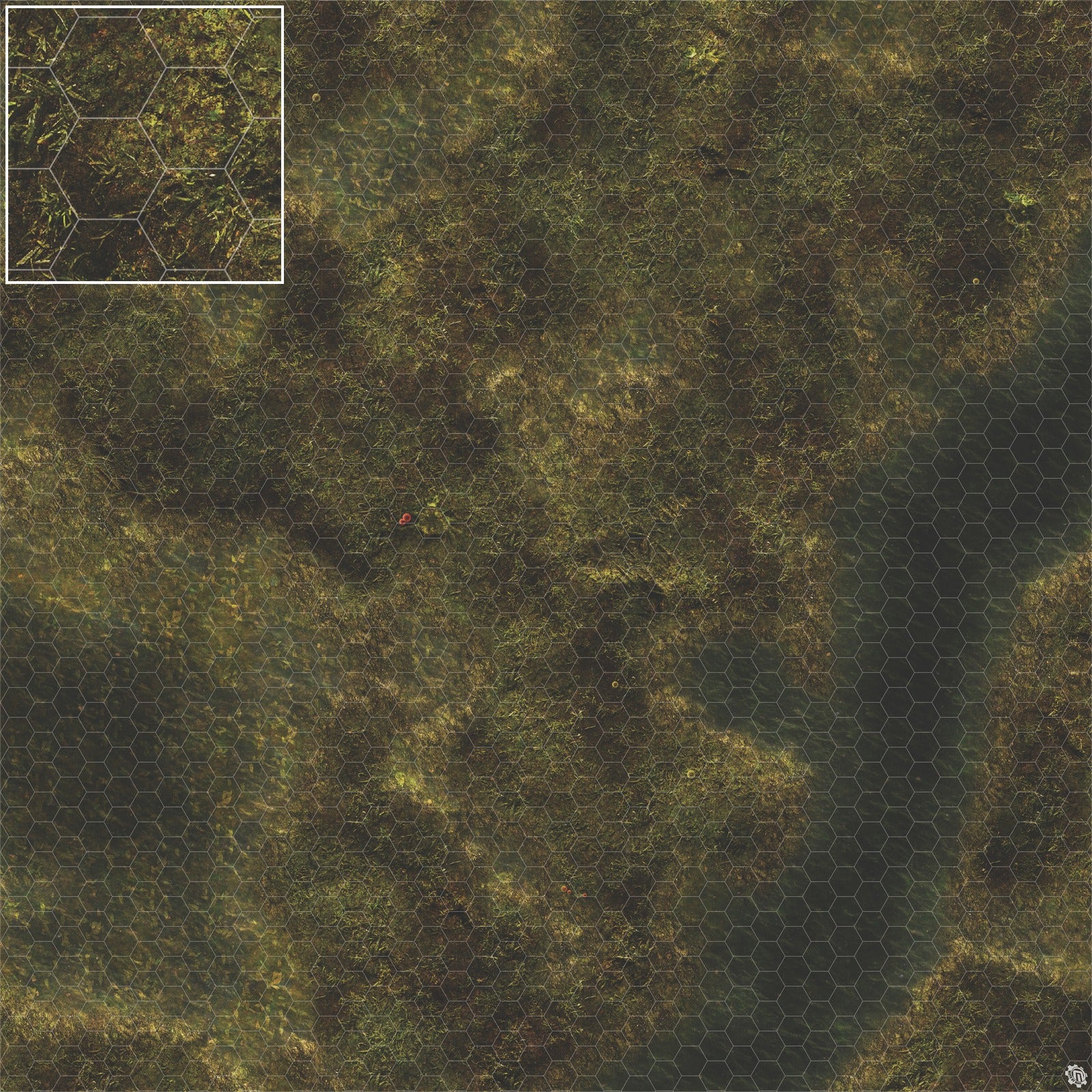 Mats by Mars: Swamplands Tabletop Wargaming Play Mat
