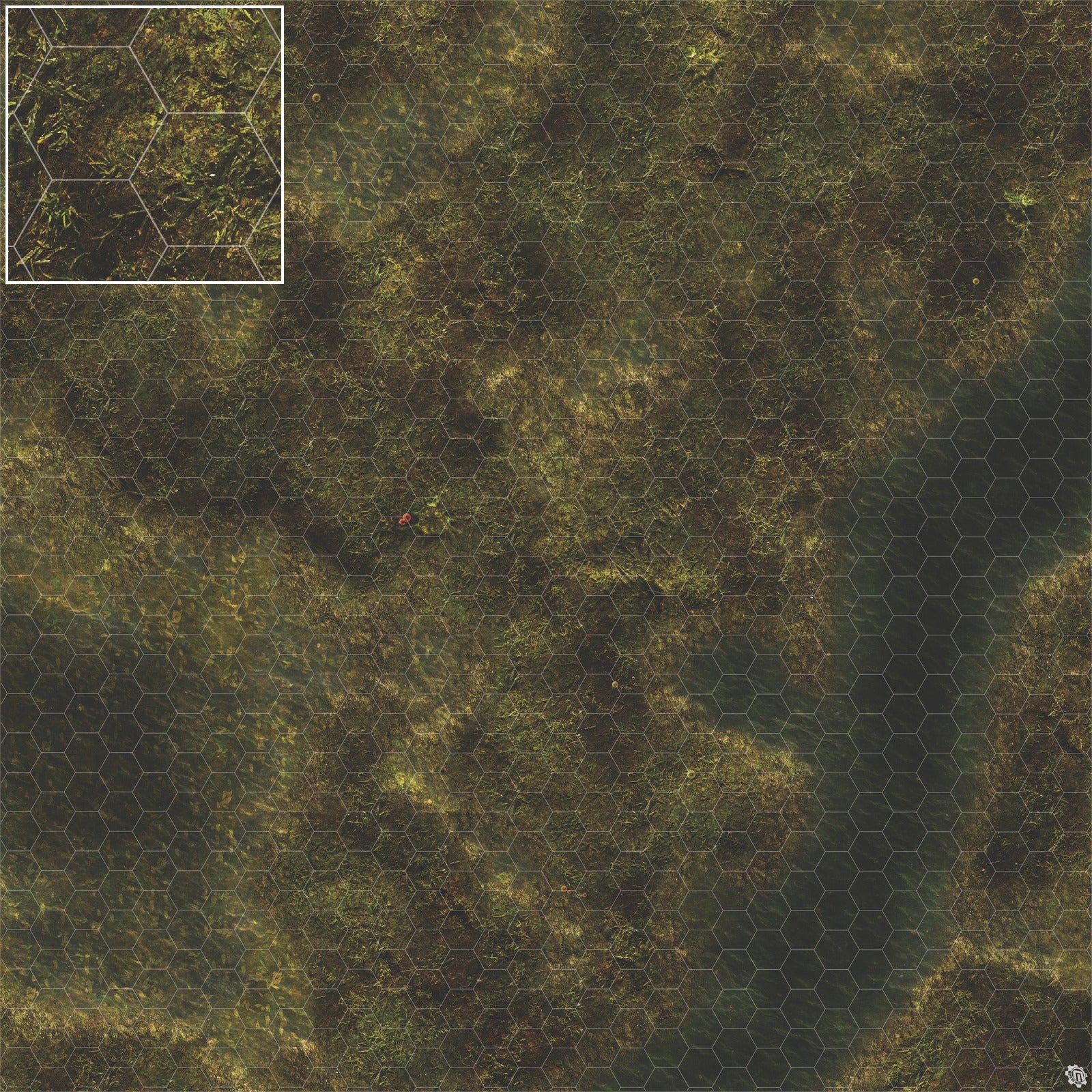 Mats by Mars: Swamplands Tabletop Wargaming Play Mat