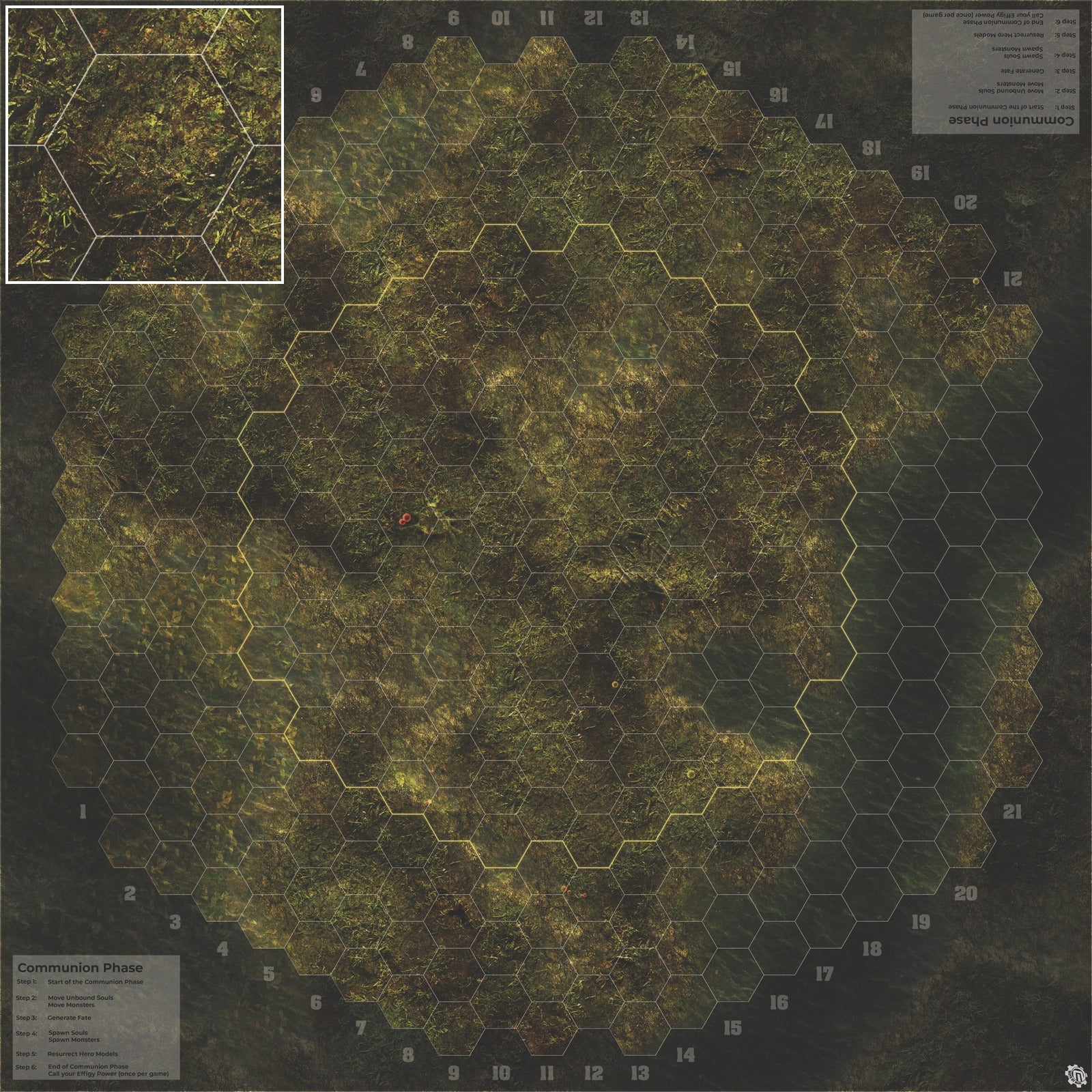 Mats by Mars: Swamplands Tabletop Wargaming Play Mat