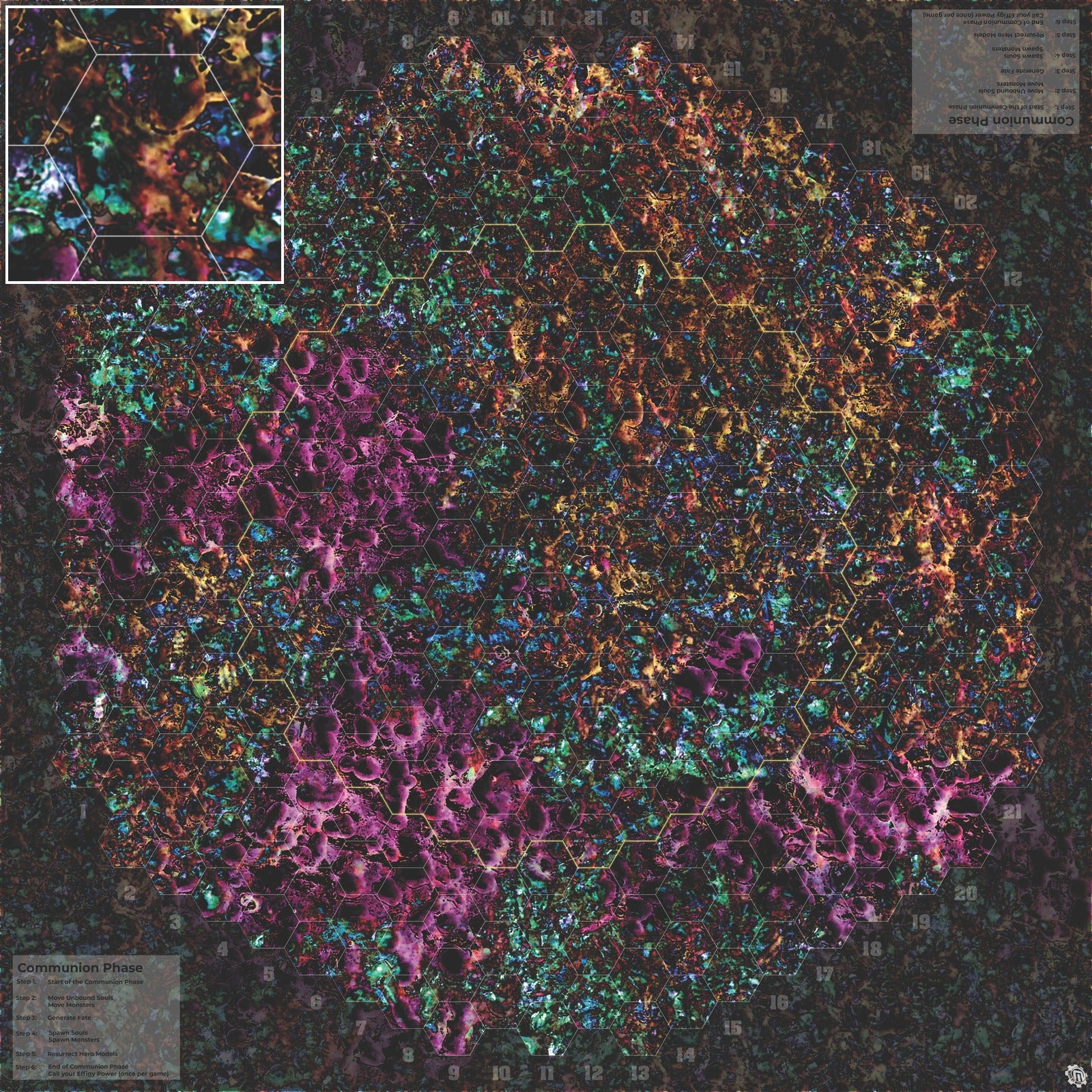 Mats by Mars: Mushroom Forest Tabletop Wargaming Play Mat