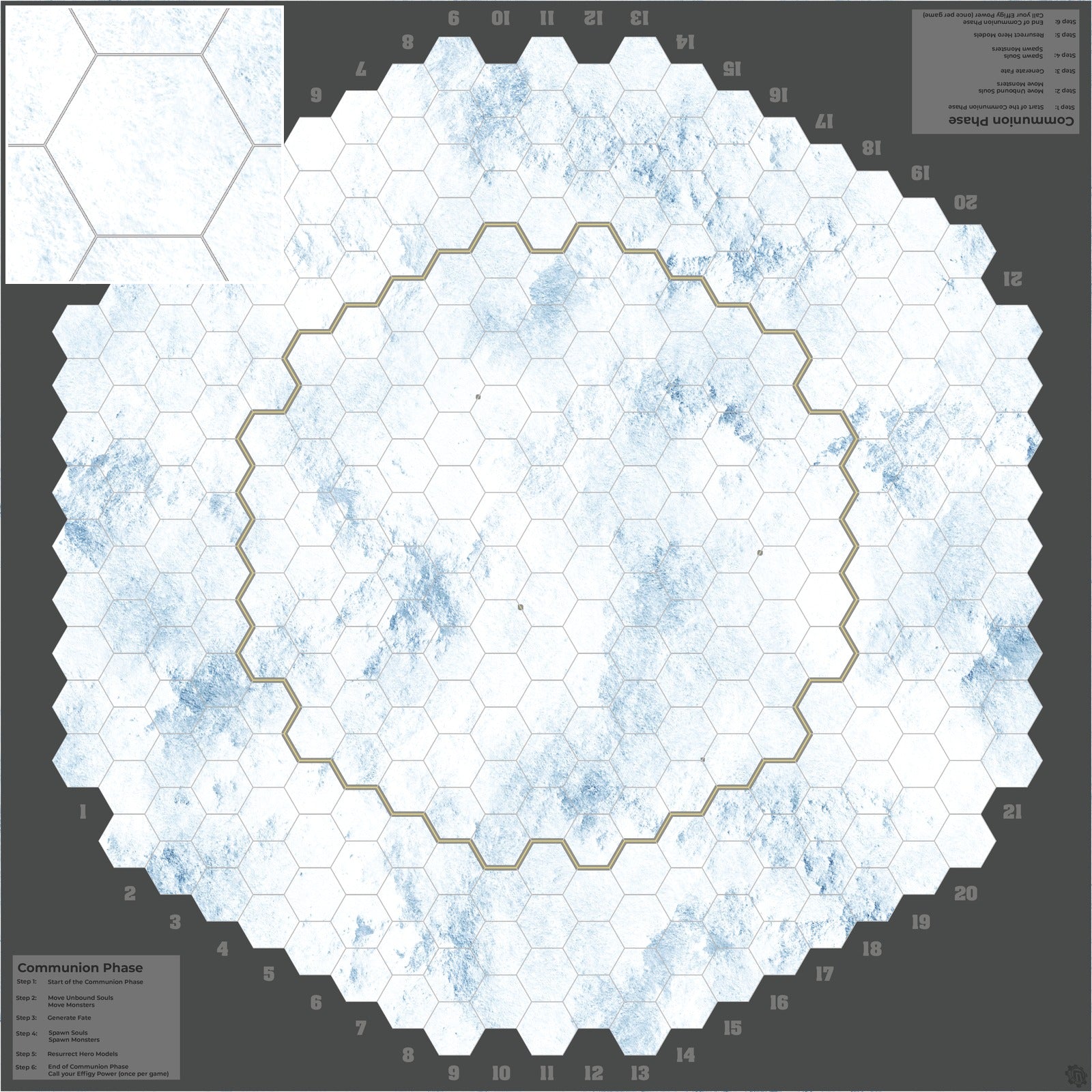 Mats by Mars: Winter's Wrath Tabletop Wargaming Play Mat