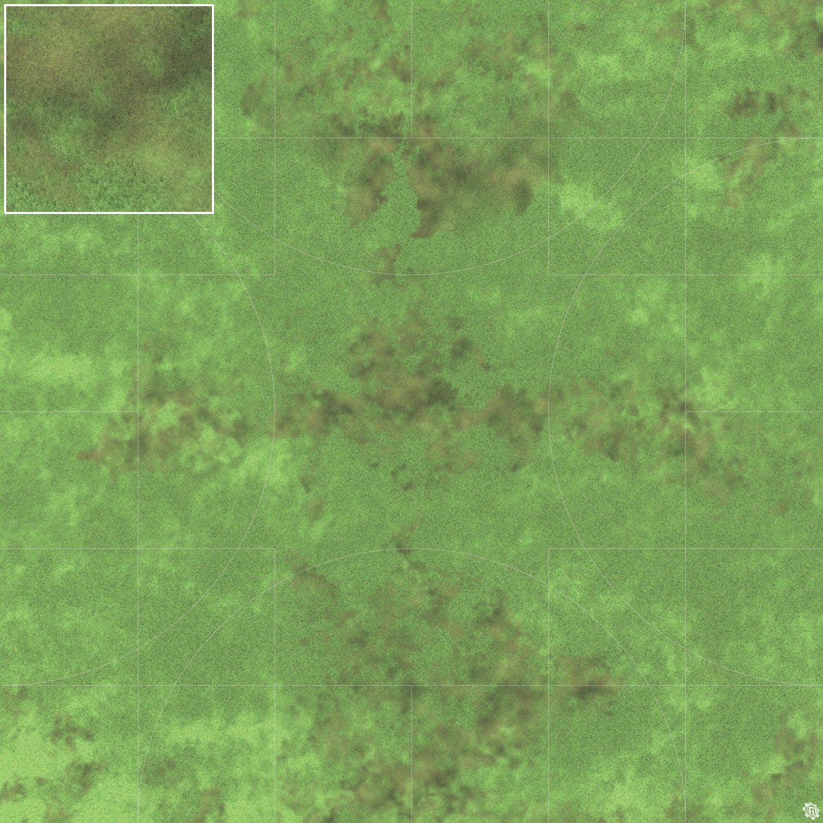 Mats by Mars: Verdant Fields Tabletop Wargaming Play Mat