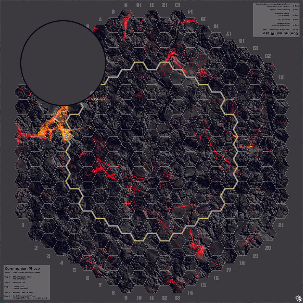 Mats by Mars: Molten Crust Tabletop Wargaming Play Mat