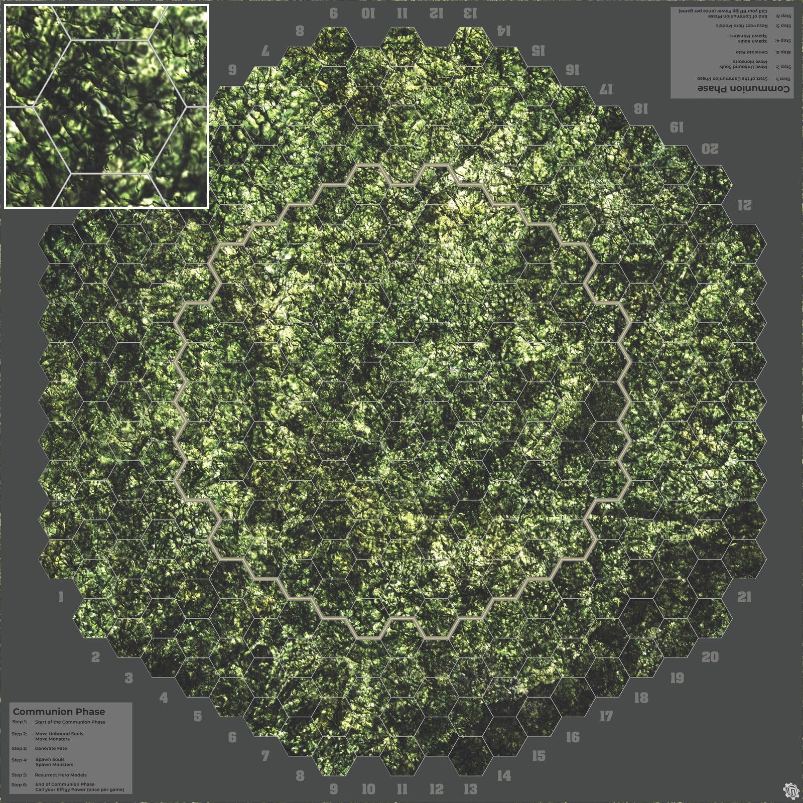Mats by Mars: Creeping Mold Tabletop Wargaming Play Mat