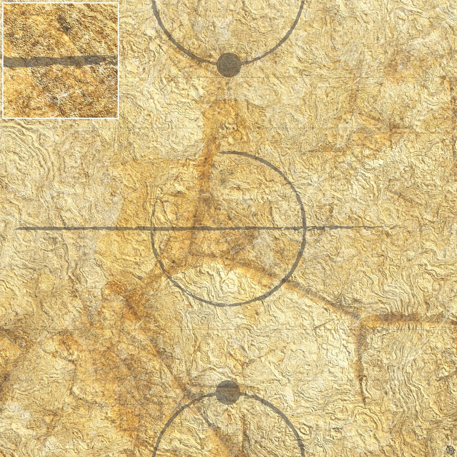 Mats by Mars: Parched Earth Tabletop Wargaming Play Mat