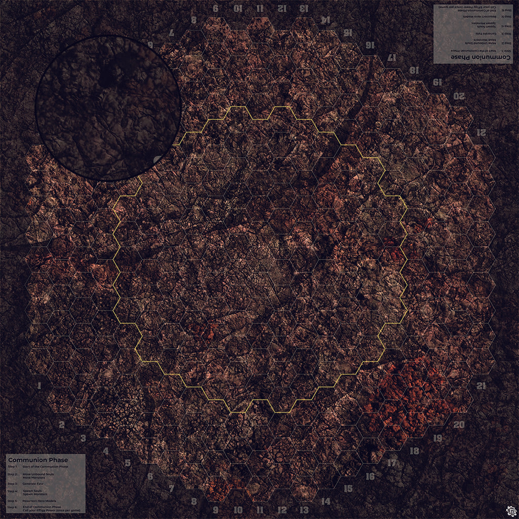 Mats by Mars: Shattered Soil Tabletop Wargaming Play Mat