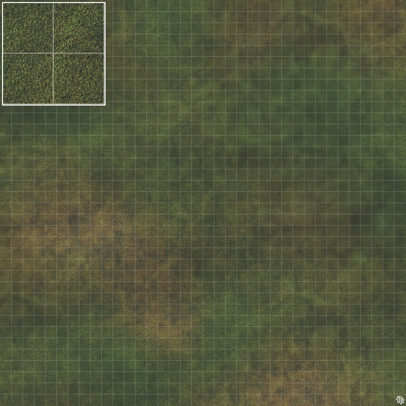 Mats by Mars: Green Meadow Tabletop Wargaming Play Mat