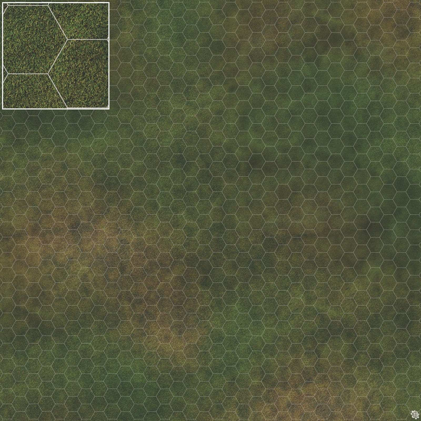 Mats by Mars: Green Meadow Tabletop Wargaming Play Mat