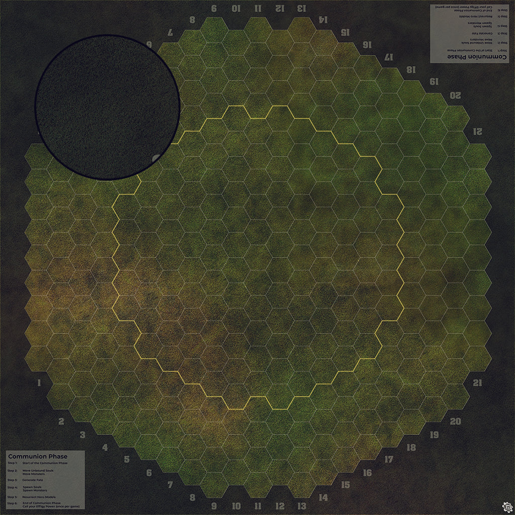 Mats by Mars: Green Meadow Tabletop Wargaming Play Mat