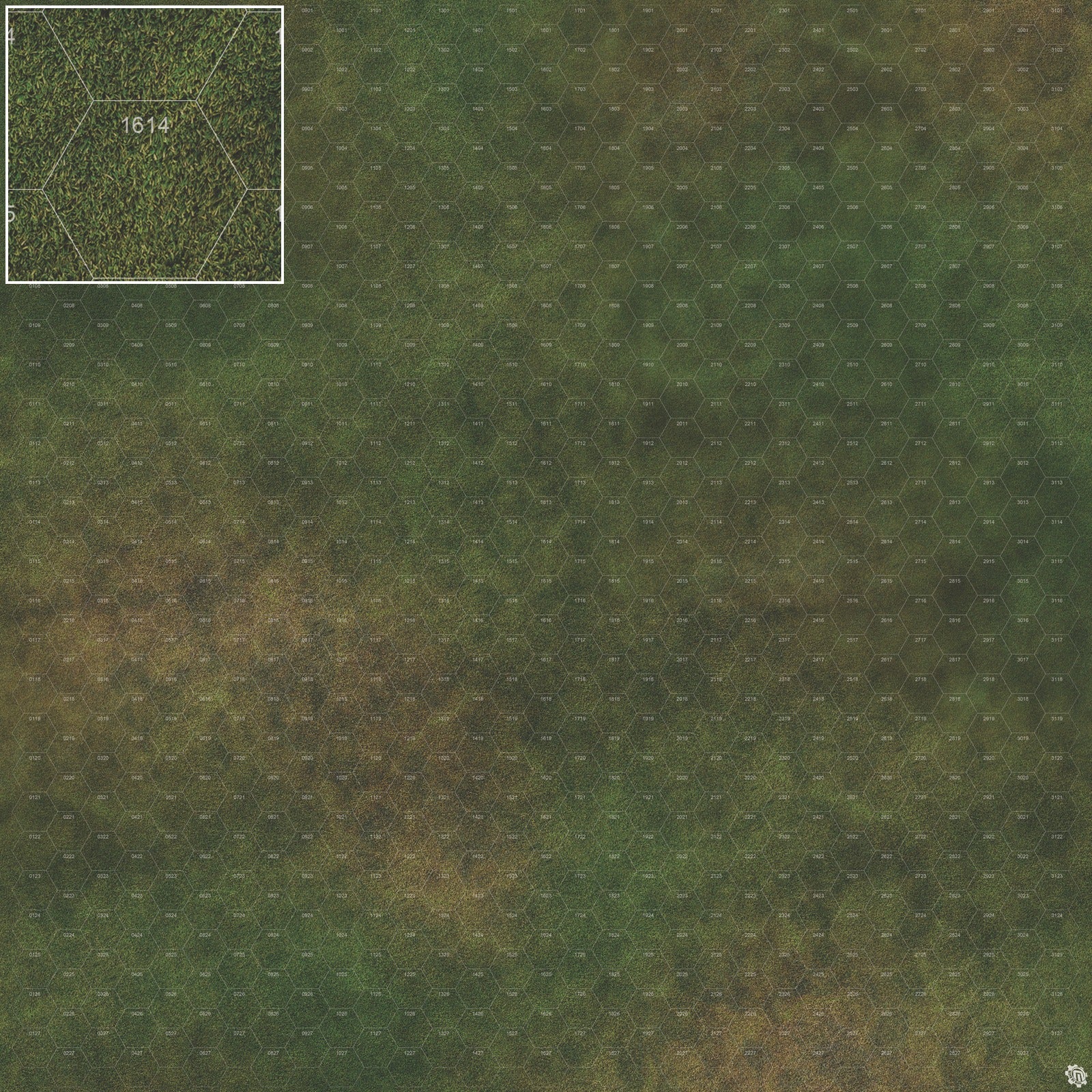 Mats by Mars: Green Meadow Tabletop Wargaming Play Mat