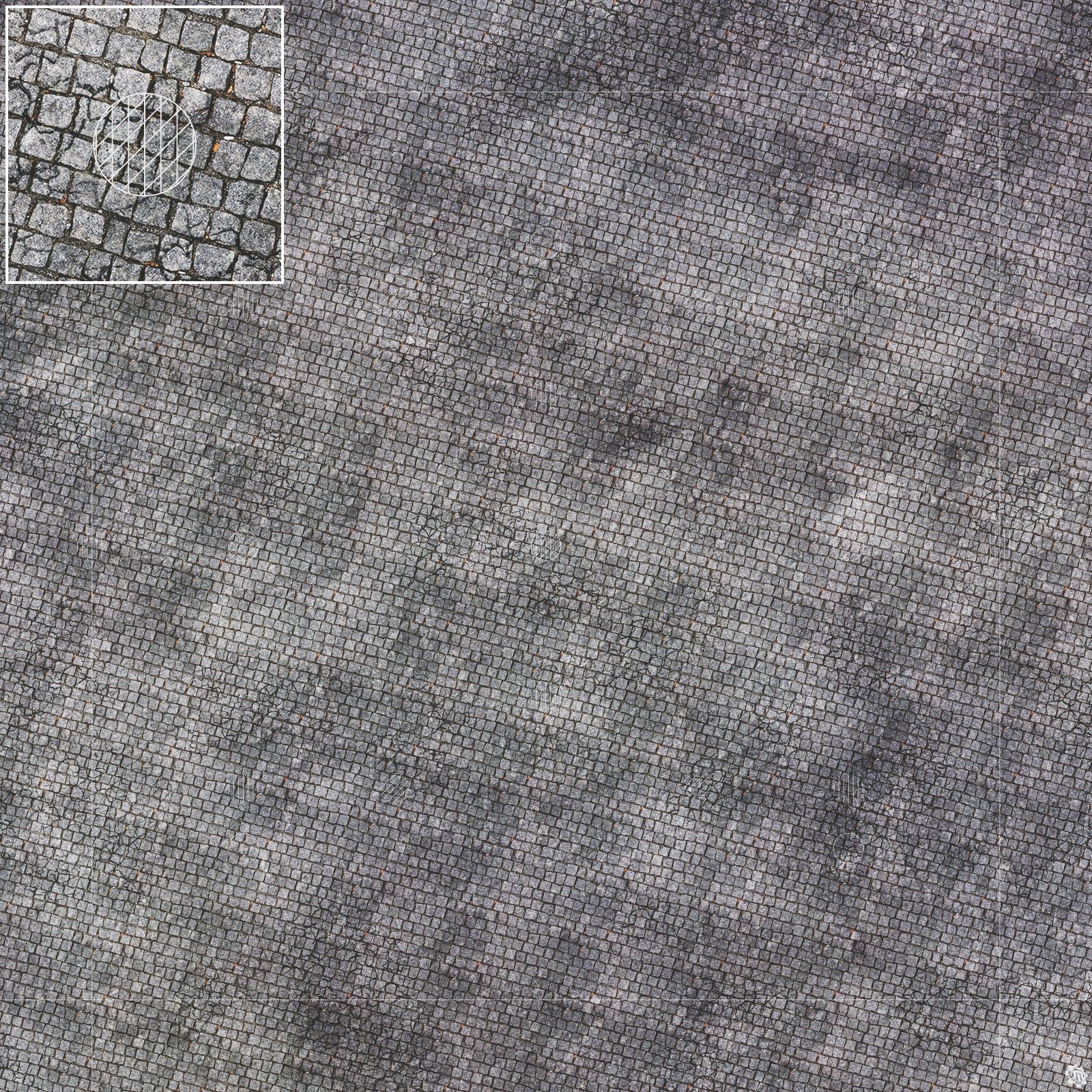 Mats by Mars: Bustling City Tabletop Wargaming Play Mat