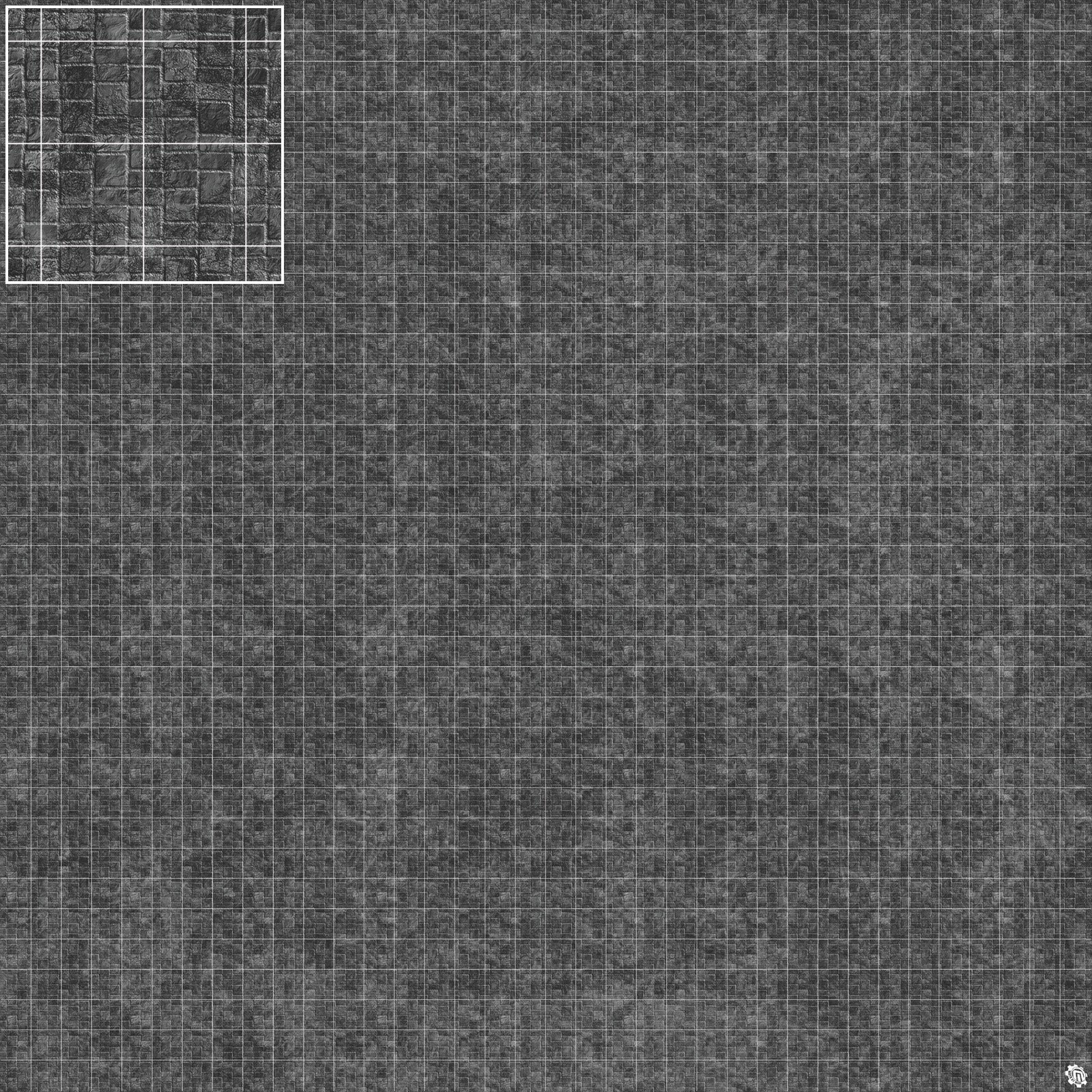 Mats by Mars: Sett in Stone (Grey) Tabletop Wargaming Play Mat