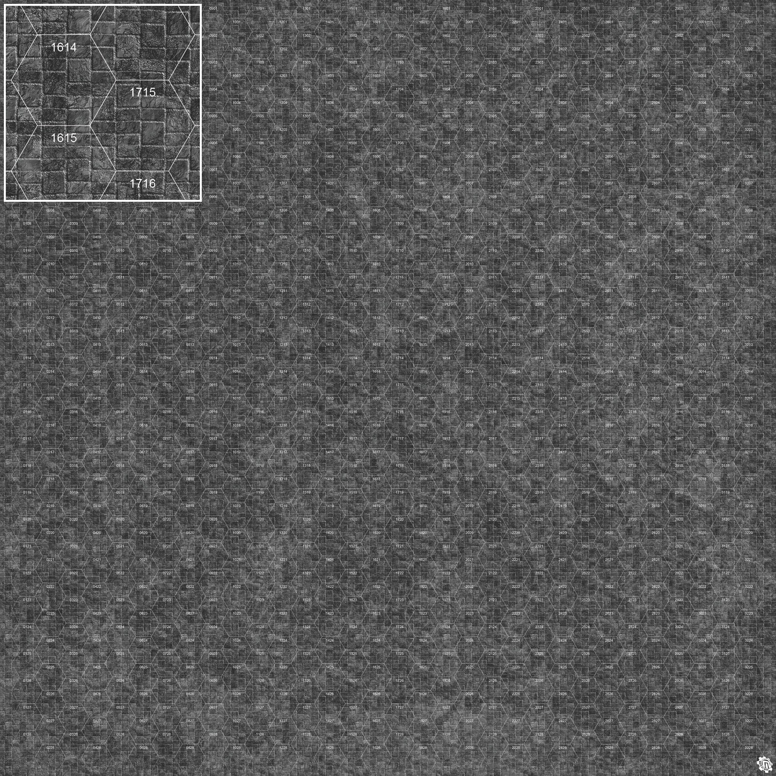 Mats by Mars: Sett in Stone (Grey) Tabletop Wargaming Play Mat