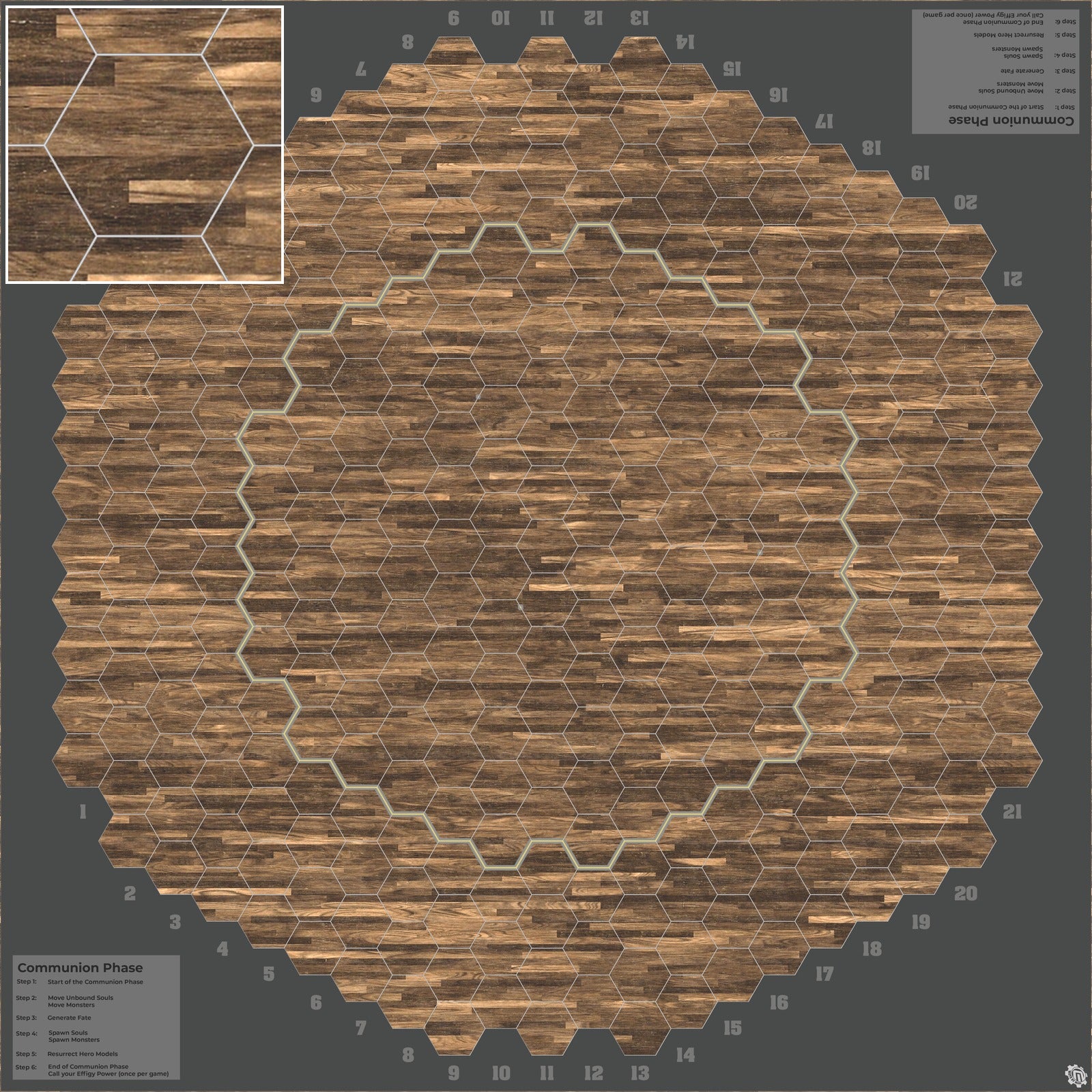Mats by Mars: Boardwalk Tabletop Wargaming Play Mat