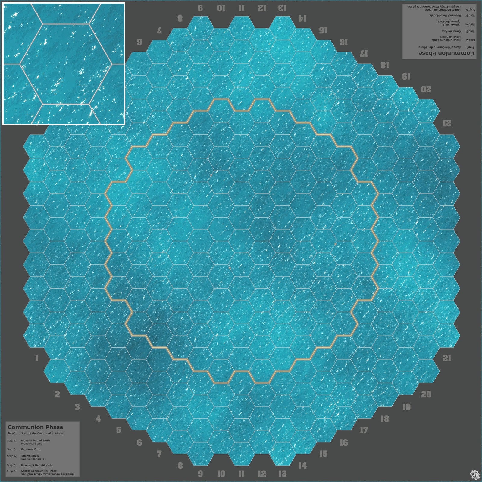 Mats by Mars: Sunny Caribbean Tabletop Wargaming Play Mat