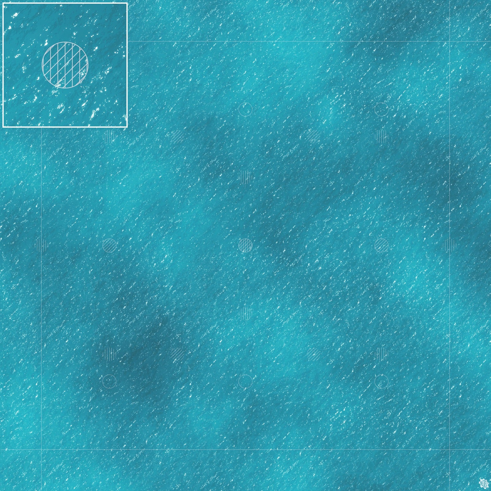 Mats by Mars: Sunny Caribbean Tabletop Wargaming Play Mat