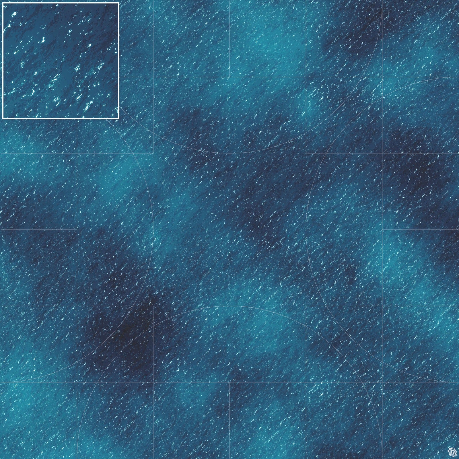 Mats by Mars: Dark Caribbean Tabletop Wargaming Play Mat