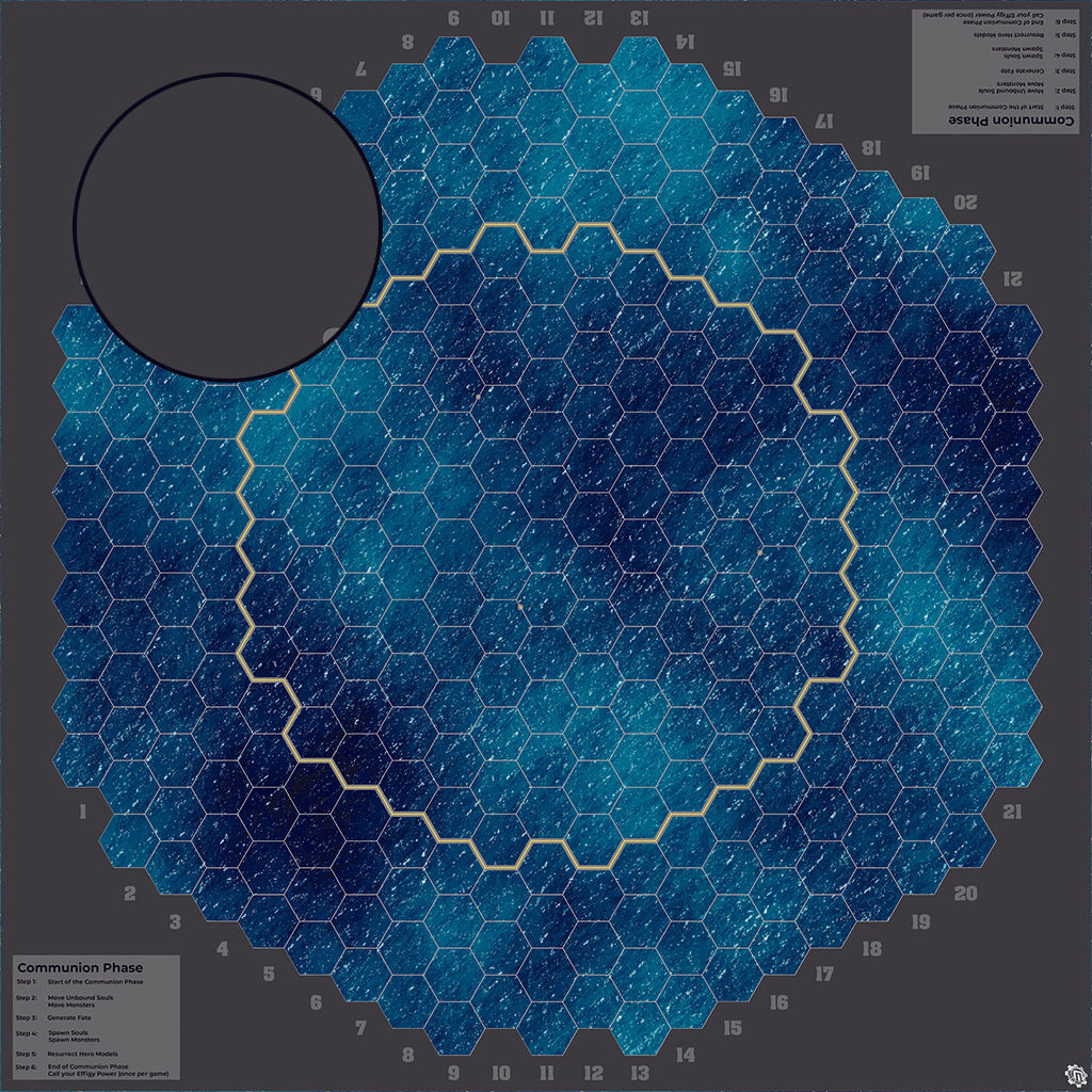 Mats by Mars: Dark Caribbean Tabletop Wargaming Play Mat