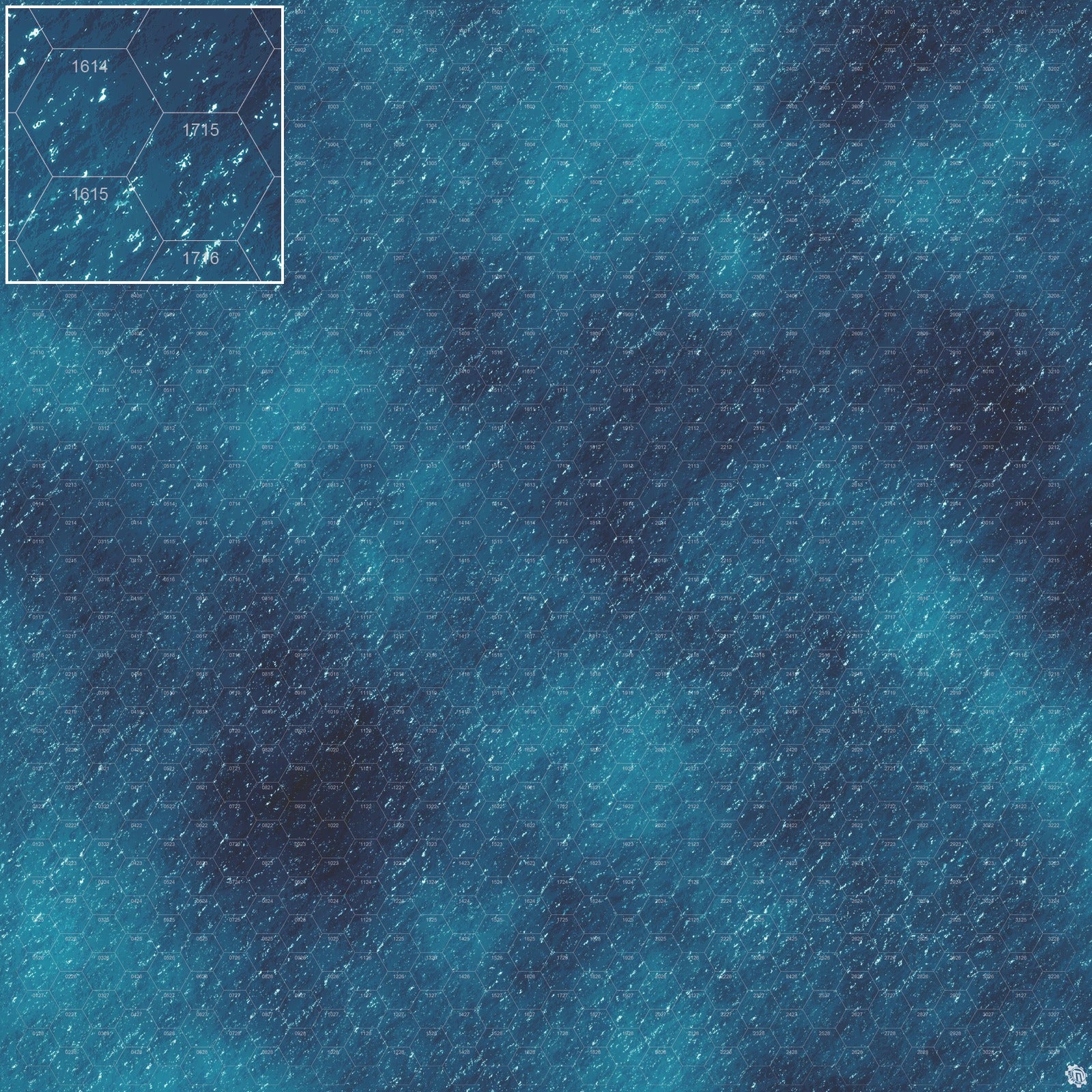 Mats by Mars: Dark Caribbean Tabletop Wargaming Play Mat