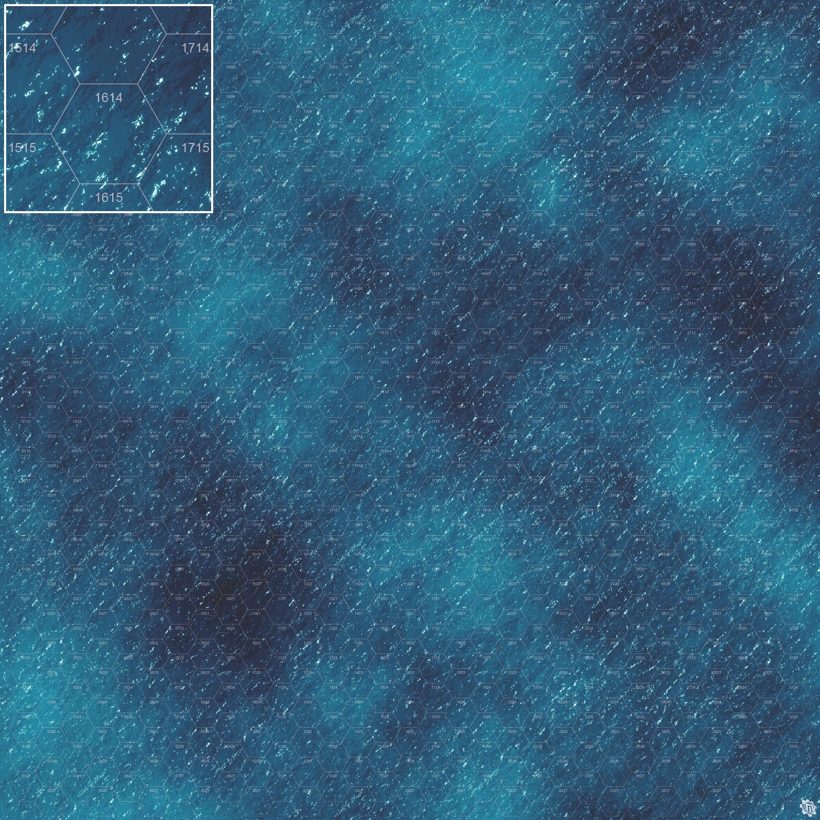 Mats by Mars: Dark Caribbean Tabletop Wargaming Play Mat
