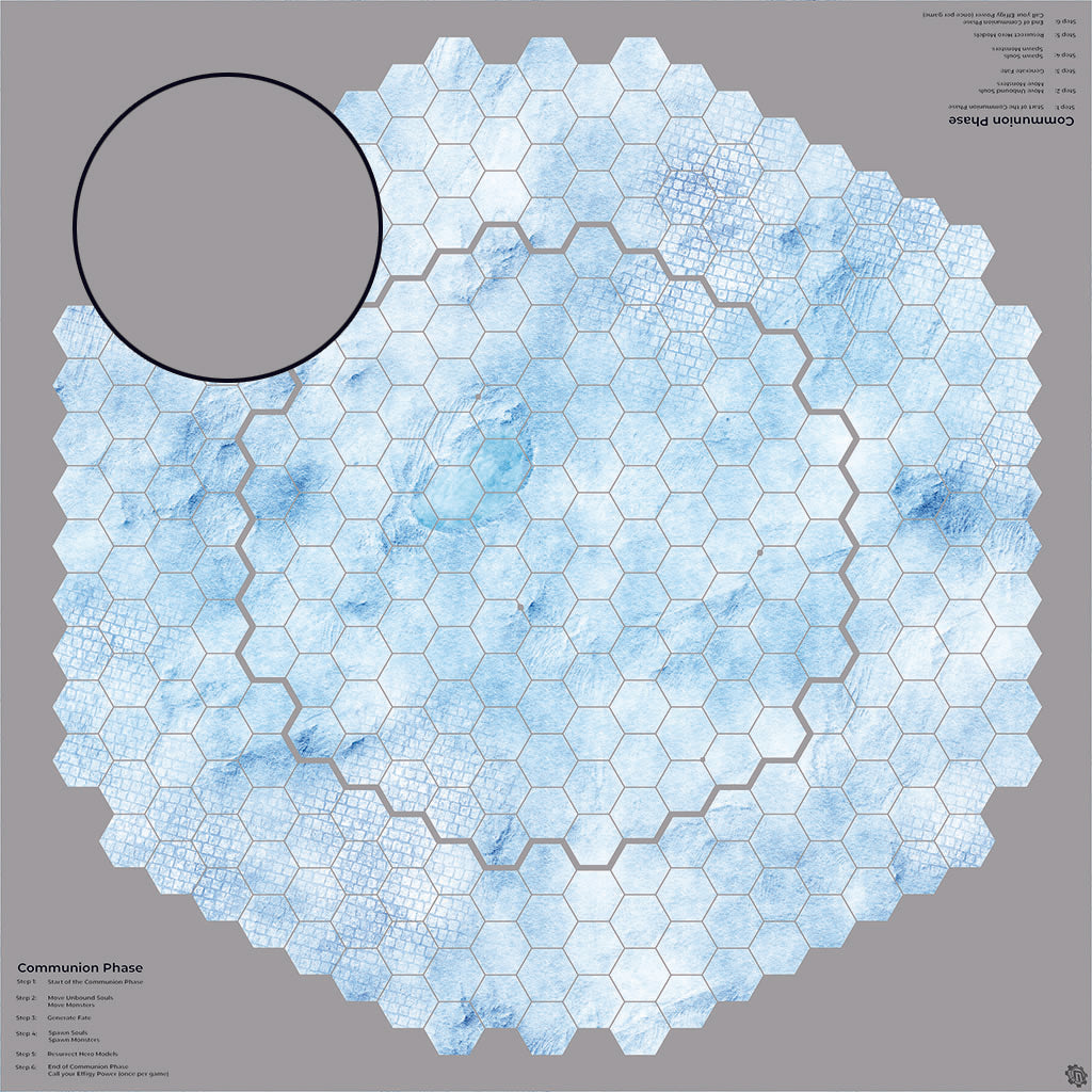 Mats by Mars: Frosty Cobbles Tabletop Wargaming Play Mat