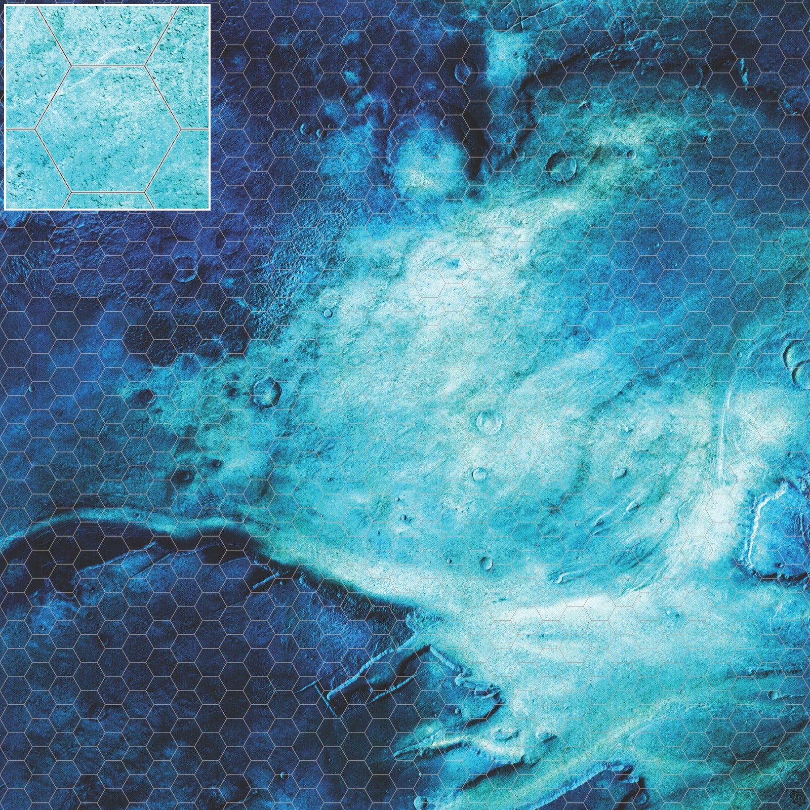 Mats by Mars: Rimecrust Tabletop Wargaming Play Mat