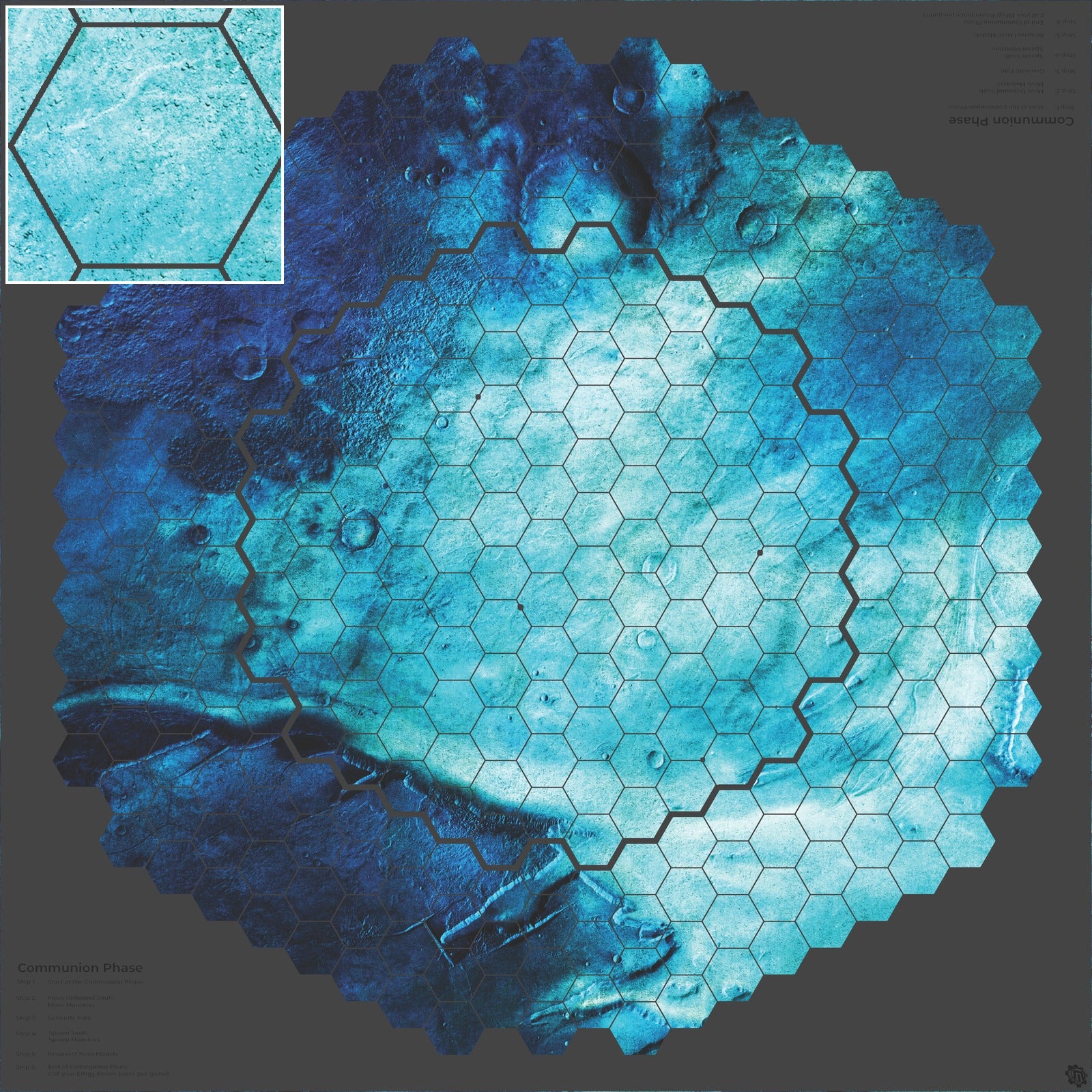 Mats by Mars: Rimecrust Tabletop Wargaming Play Mat
