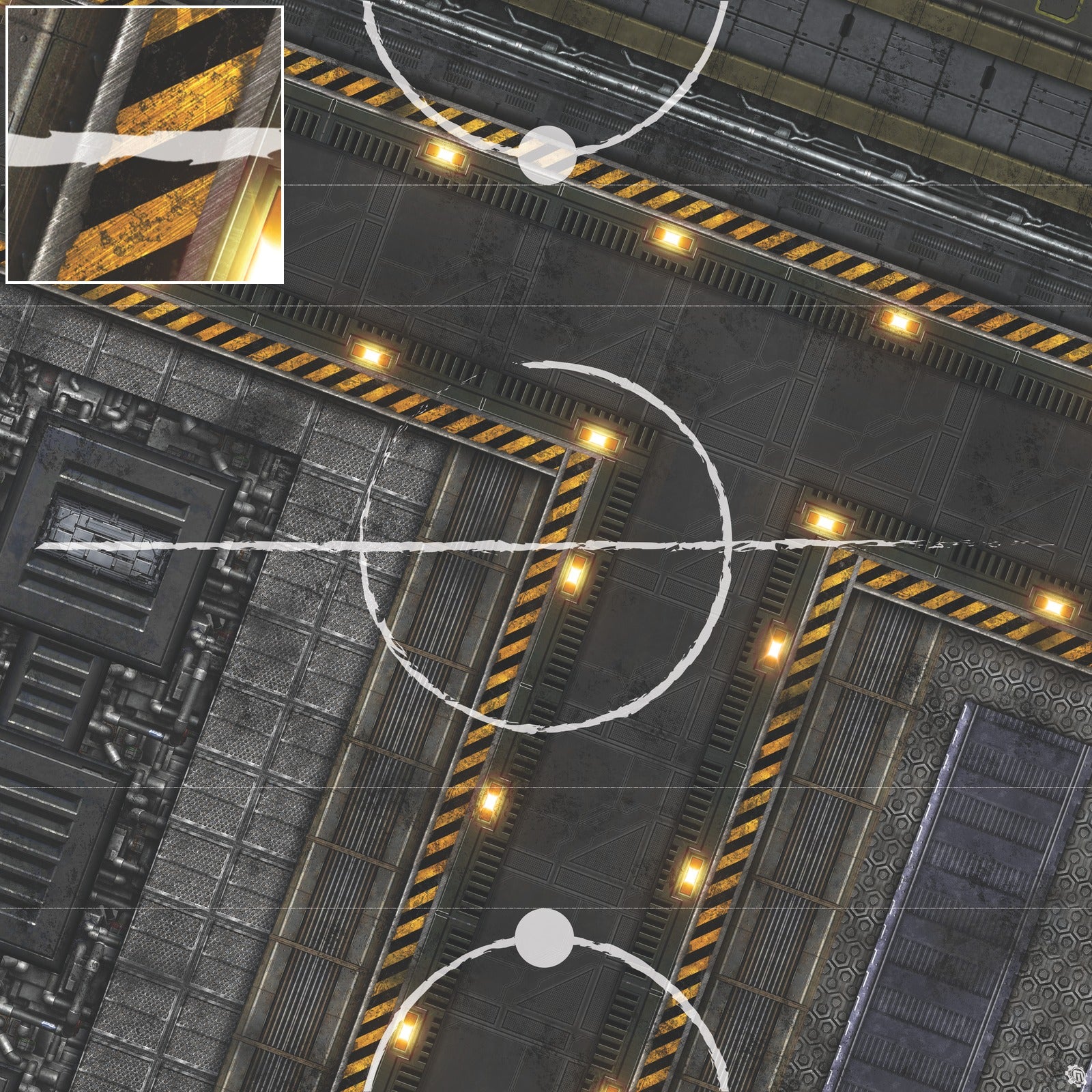 Mats by Mars: Factory Floor Tabletop Wargaming Play Mat