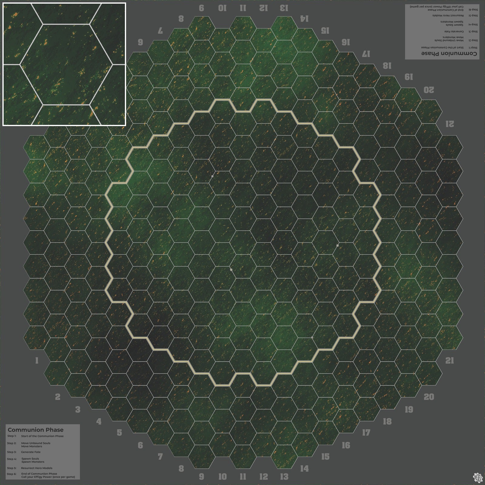 Mats by Mars: Carnivale Canals Tabletop Wargaming Play Mat