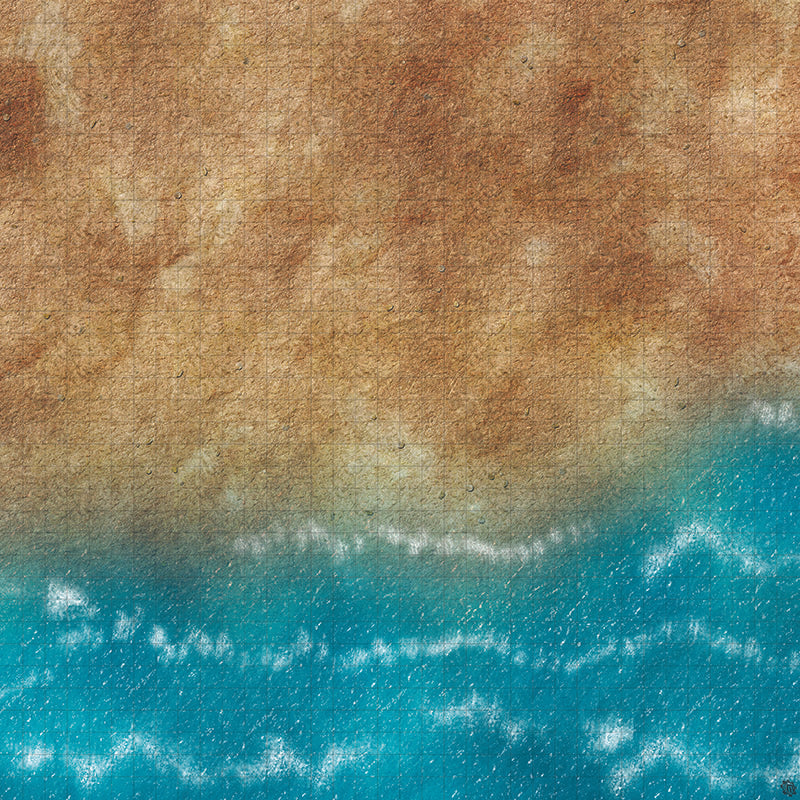 Mats by Mars: Treasure Beach Tabletop Wargaming Play Mat