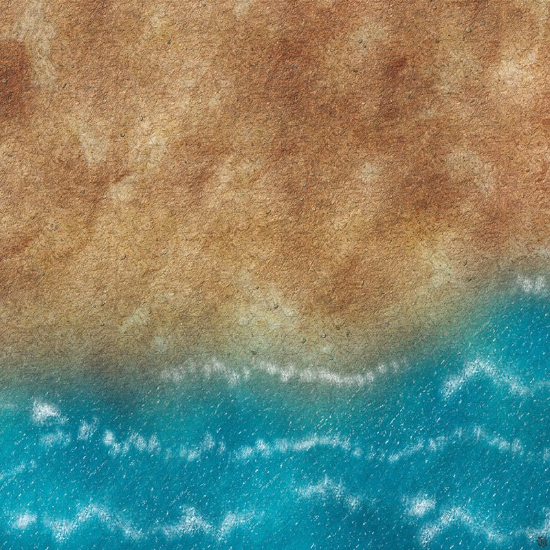 Mats by Mars: Treasure Beach Tabletop Wargaming Play Mat