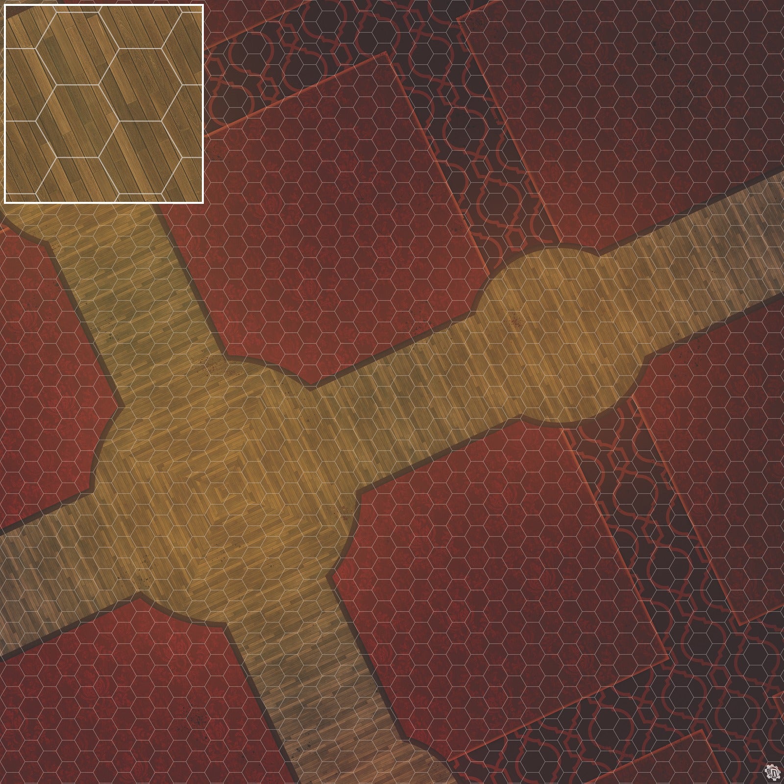 Mats by Mars: Casino Floor Tabletop Wargaming Play Mat