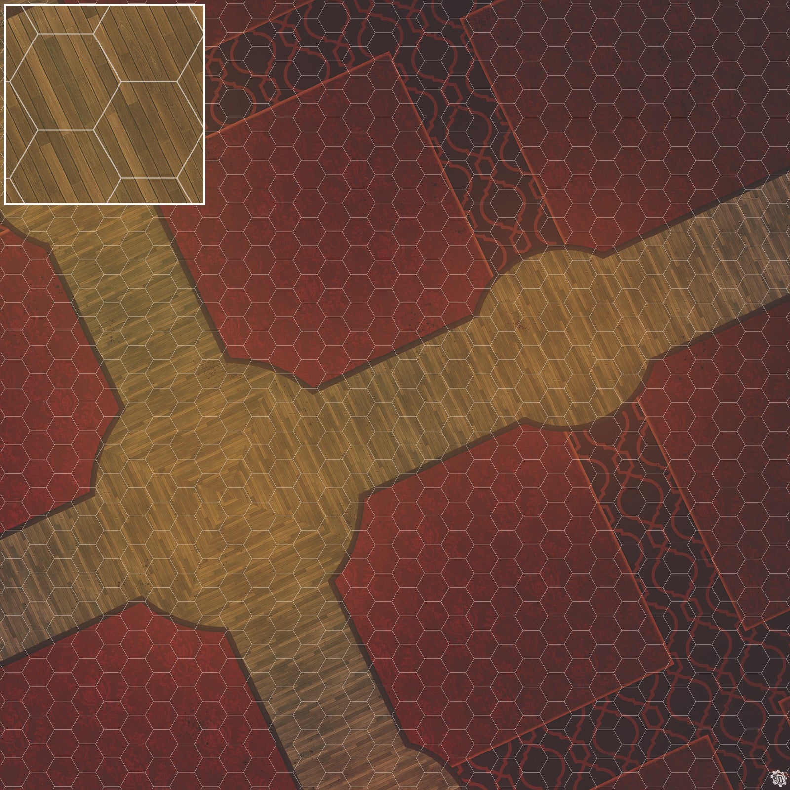Mats by Mars: Casino Floor Tabletop Wargaming Play Mat