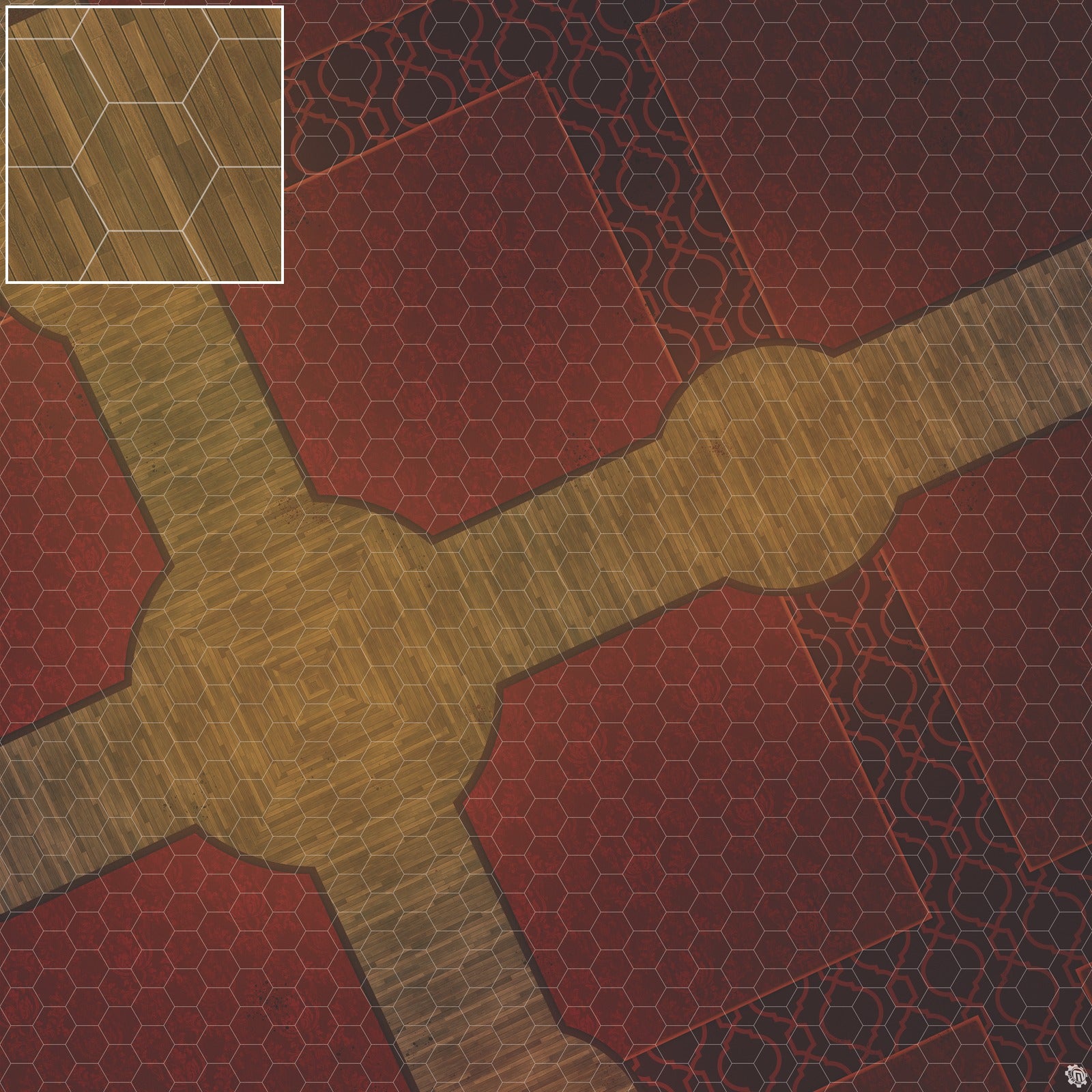 Mats by Mars: Casino Floor Tabletop Wargaming Play Mat