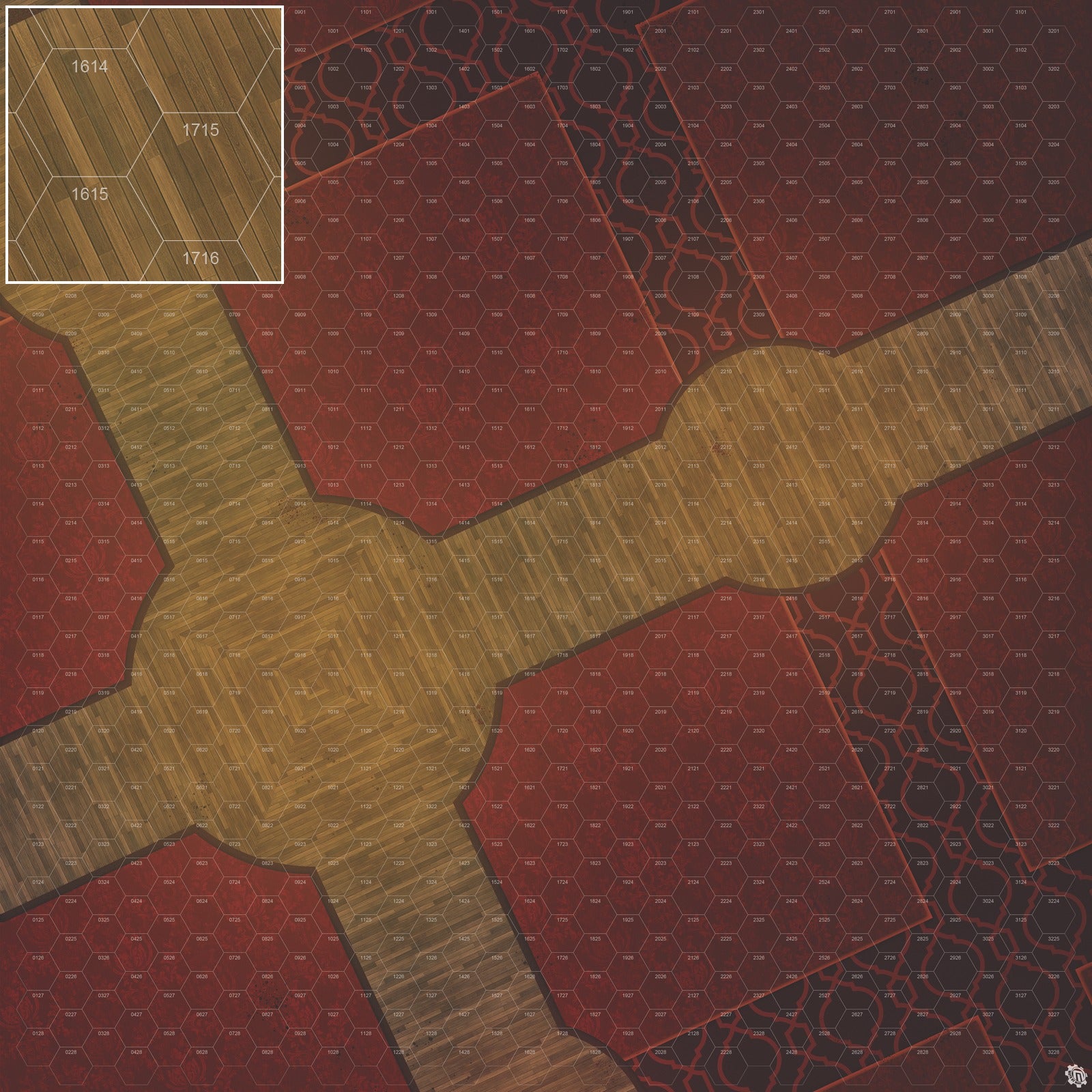 Mats by Mars: Casino Floor Tabletop Wargaming Play Mat